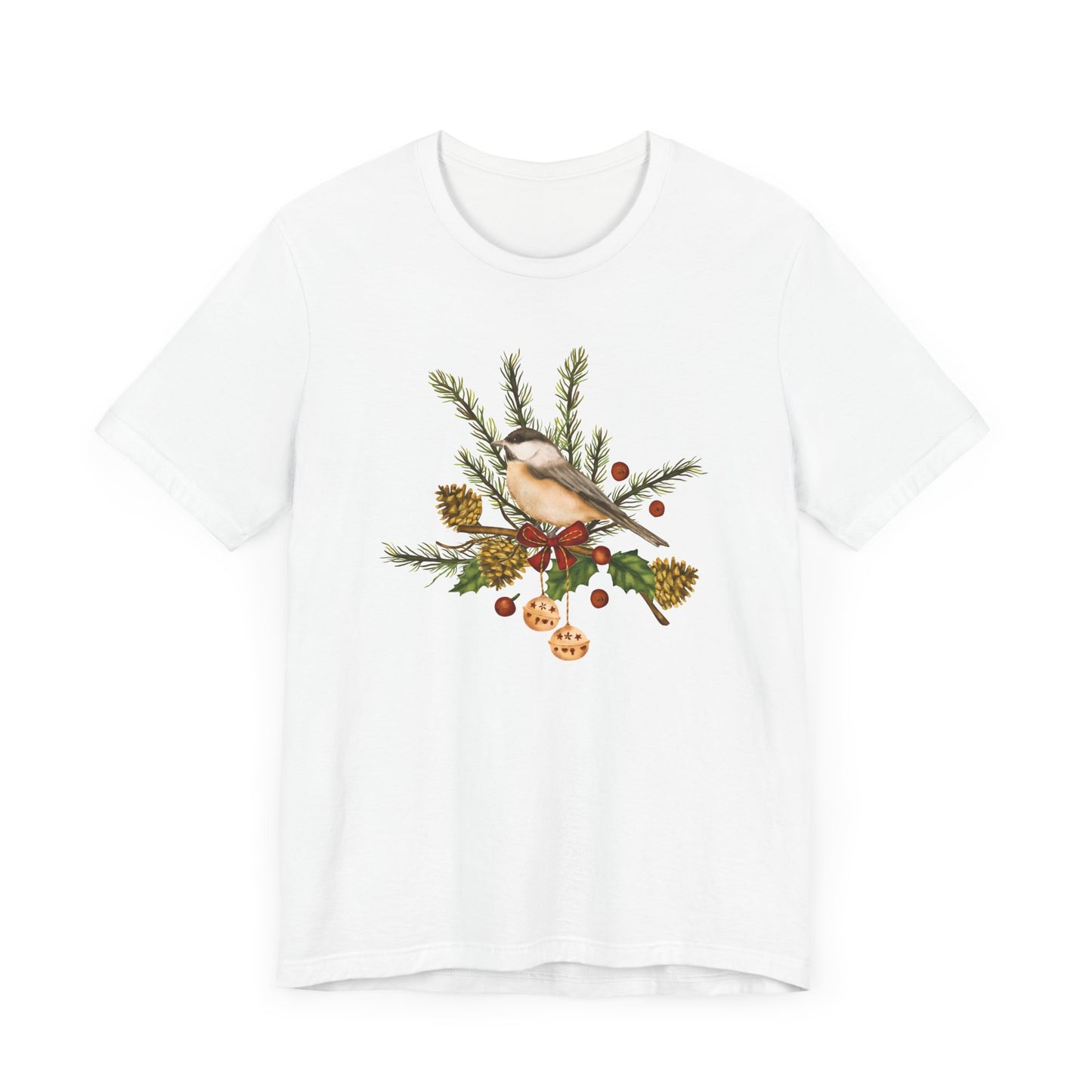 Christmas Bird - Unisex Jersey Short Sleeve Tee - 10347