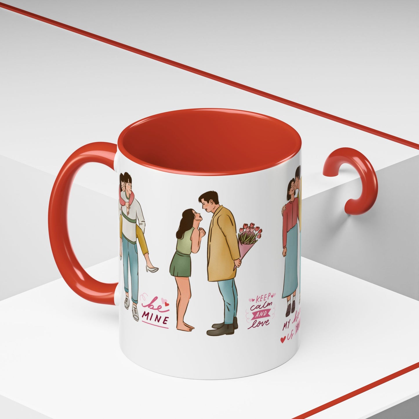 My Heart is Yours - Accent Coffee Mug (11, 15oz) - 11576