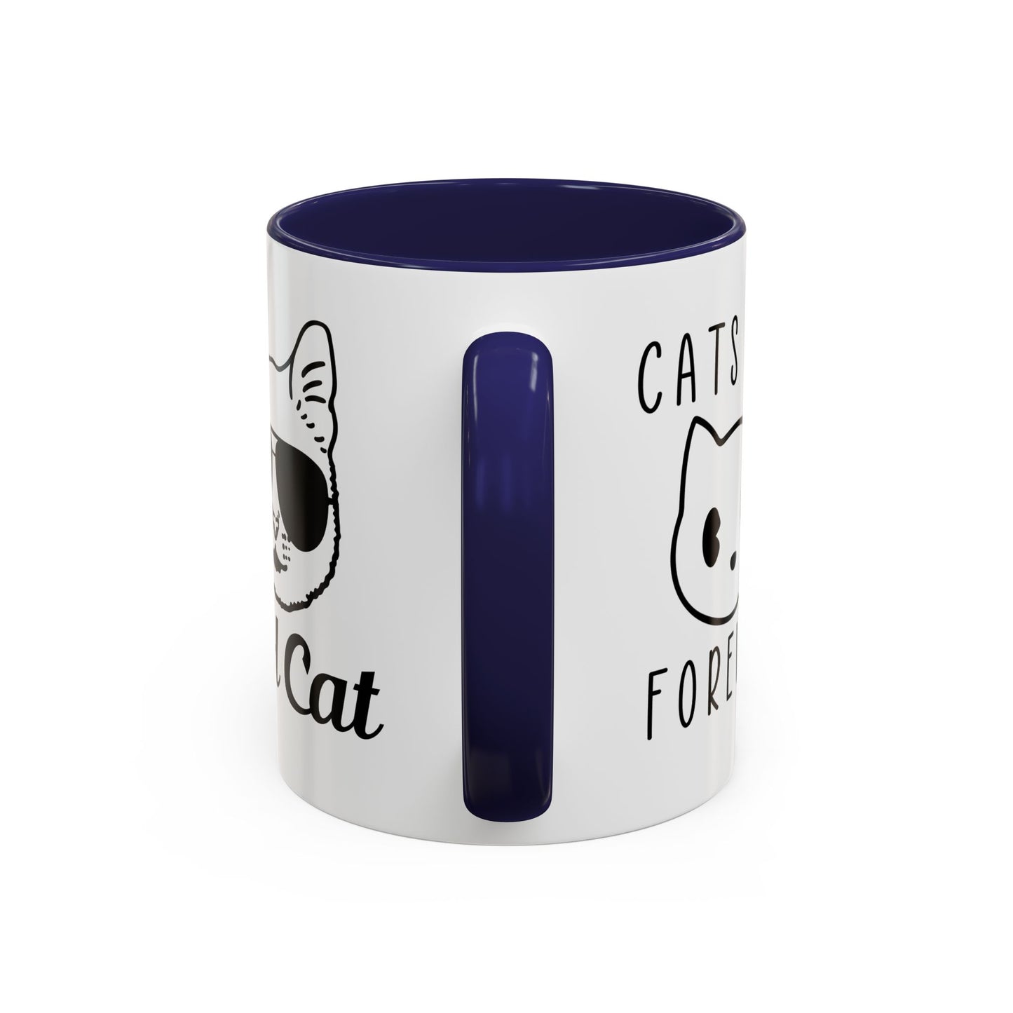 Best Ever Cat Mama - Accent Coffee Mug (11, 15oz)