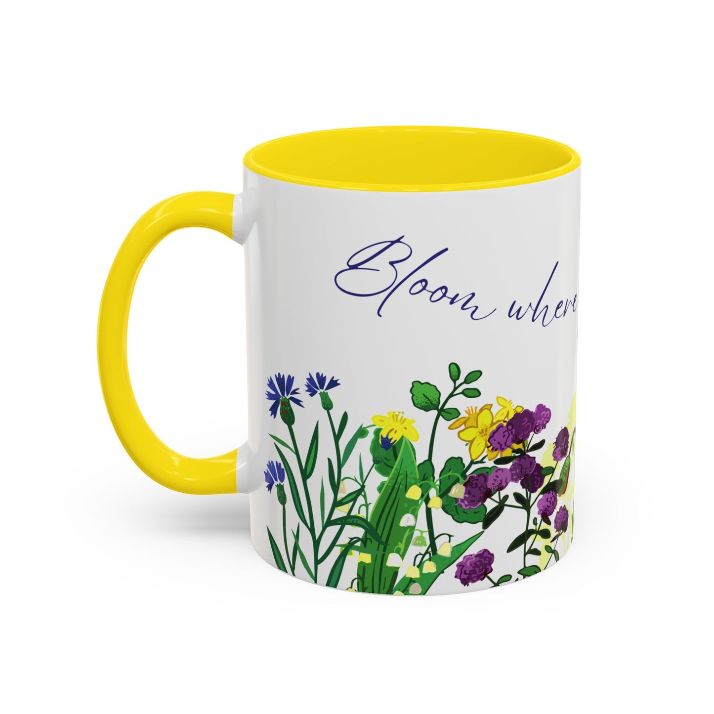 Bloom Where You Are Planted - Accent Coffee Mug (11, 15oz) - 10895