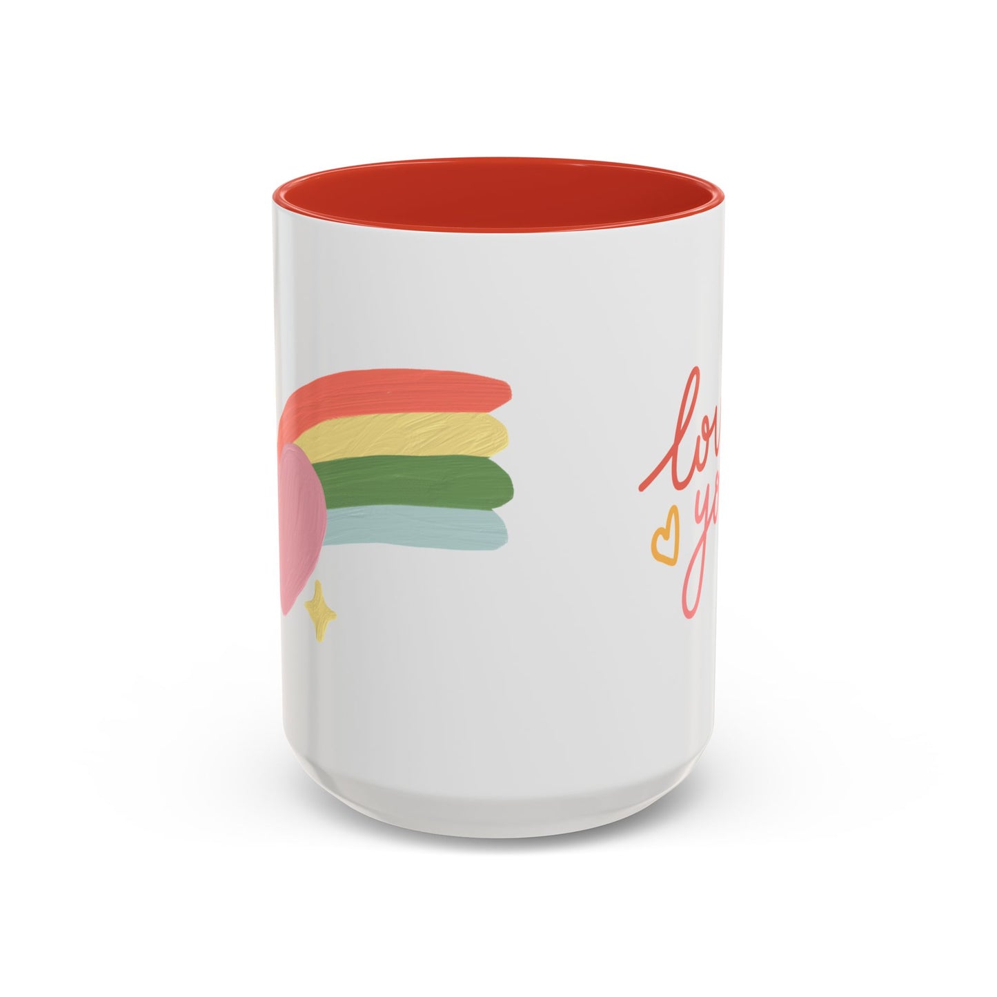 Love You - Accent Coffee Mug (11, 15oz) - 11190