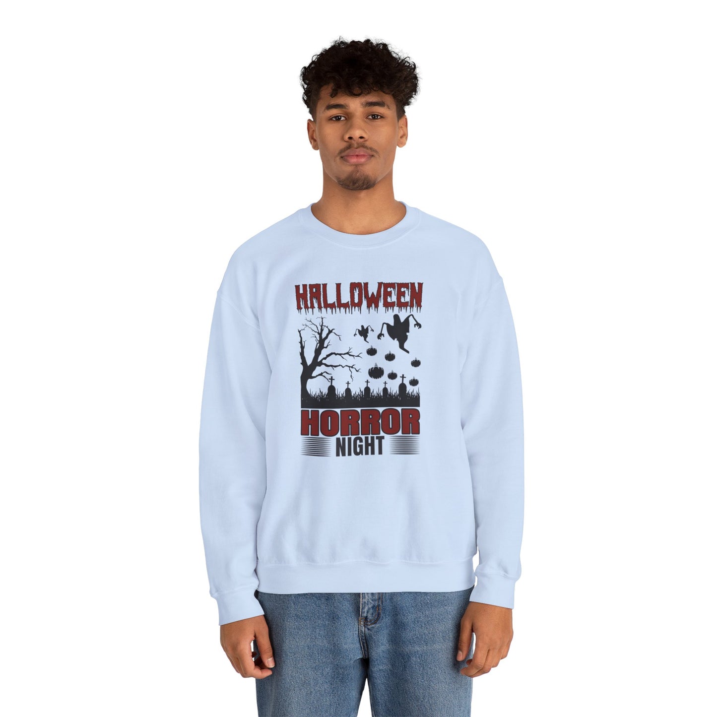 Halloween Horror Night - Unisex Heavy Blend™ Crewneck Sweatshirt