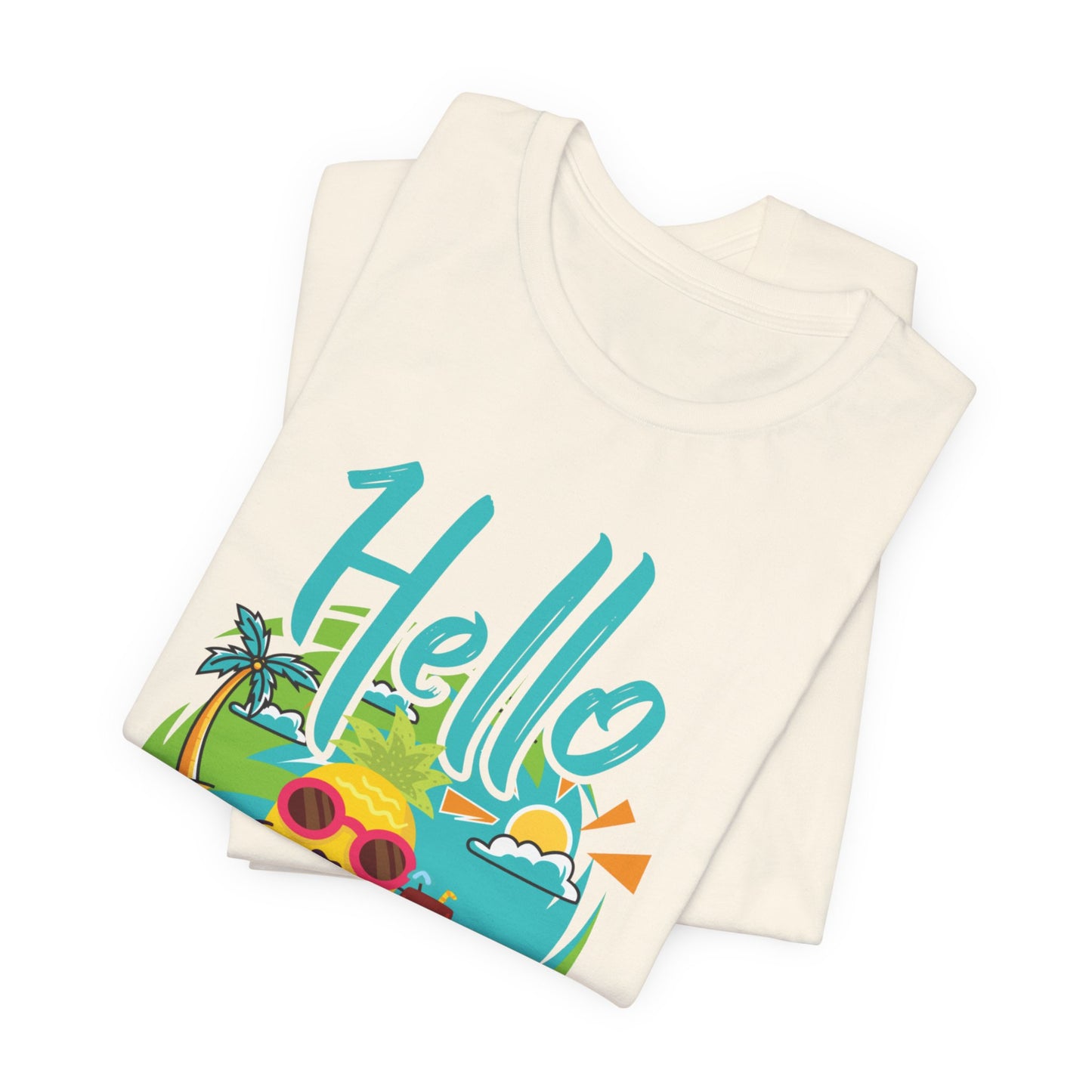 Hello Summer - Unisex Jersey Short Sleeve Tee - 13088