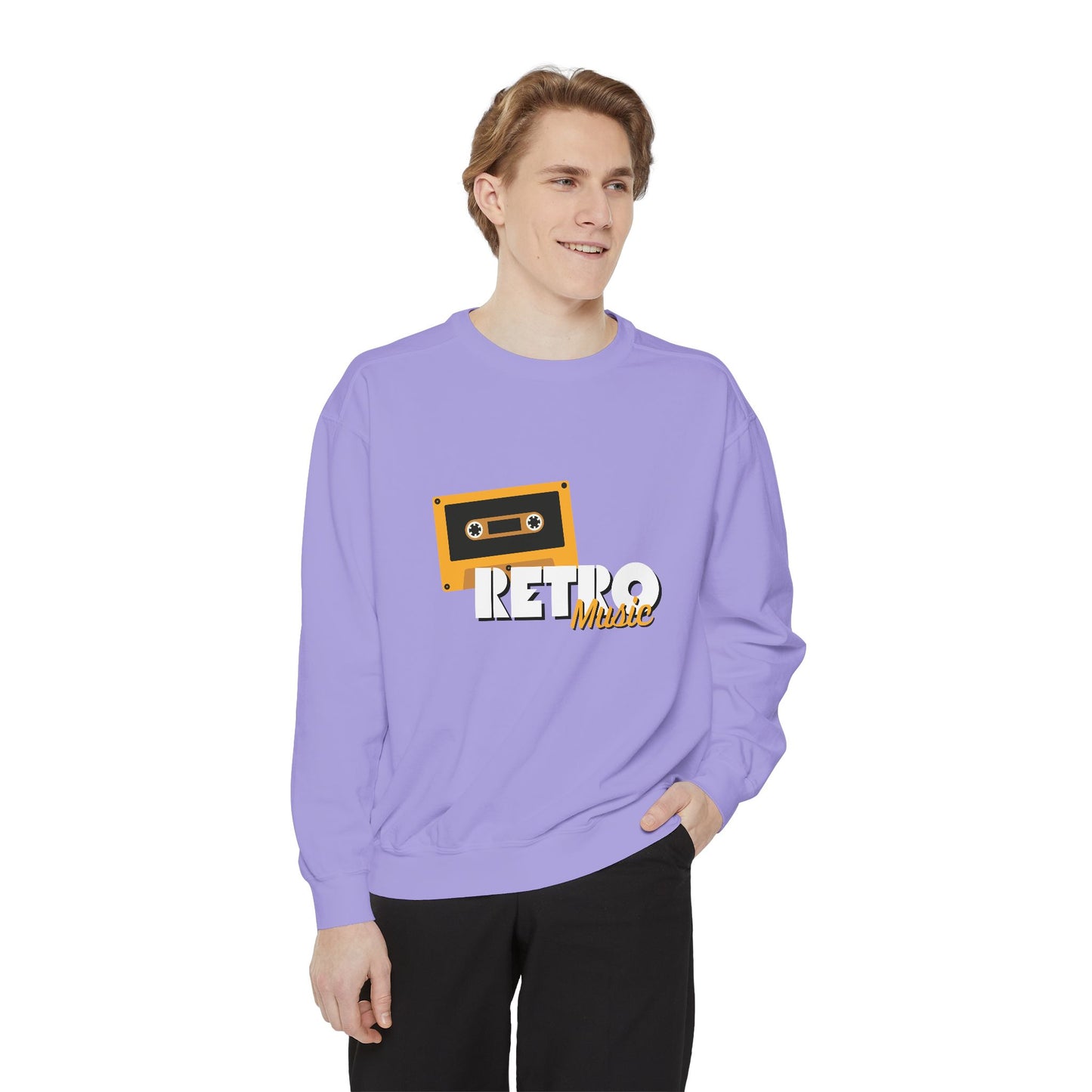 Retro Music - Unisex Garment-Dyed Sweatshirt - 10604