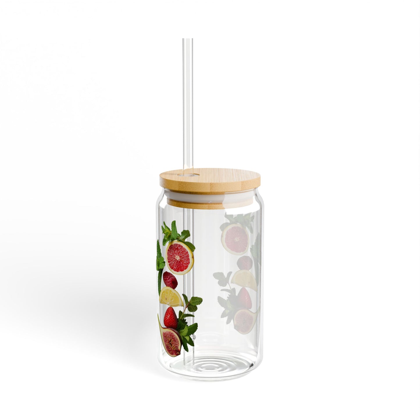 Pure, Fresh, and Fruity Fun,  Customizable - Sipper Glass, 16oz