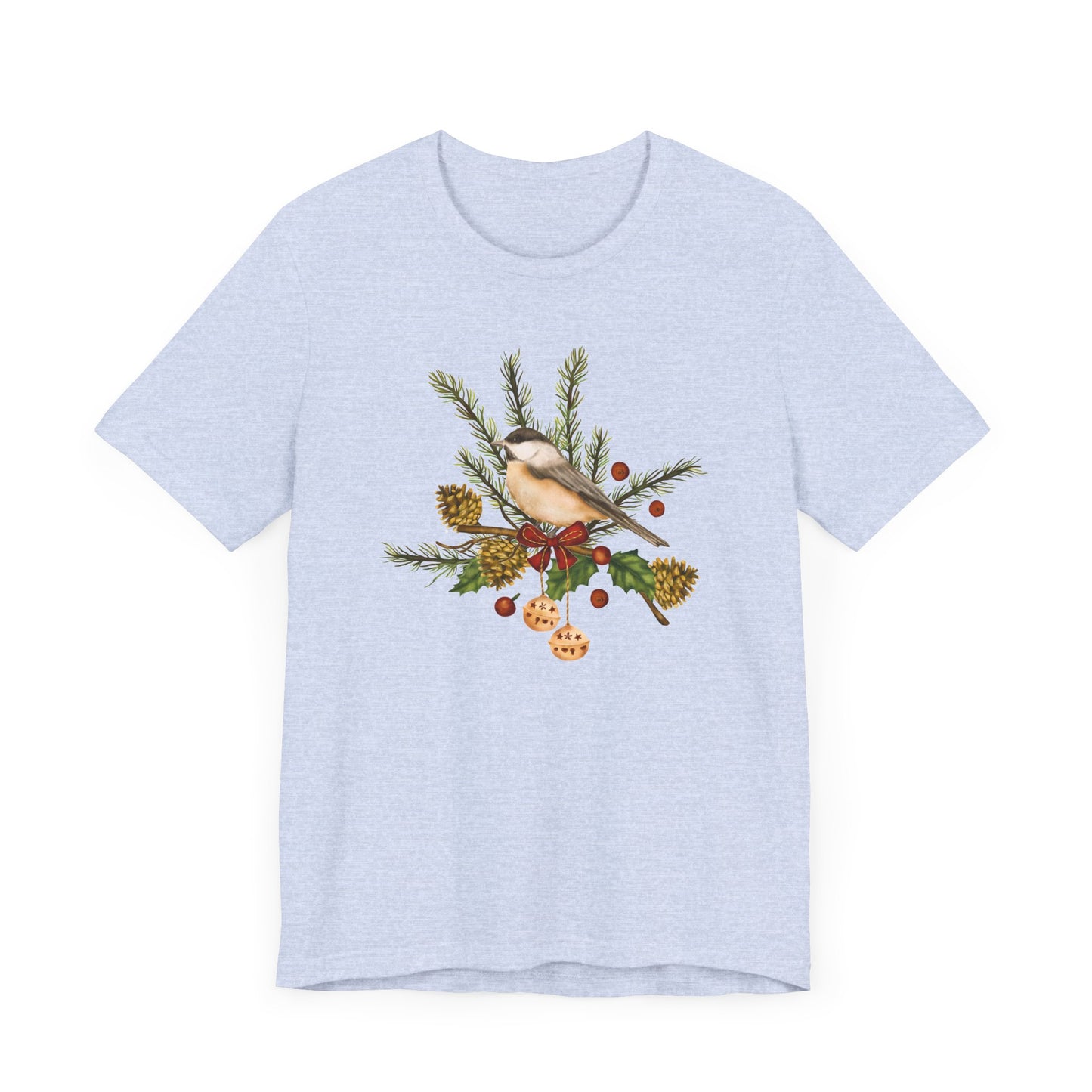 Christmas Bird - Unisex Jersey Short Sleeve Tee - 10347