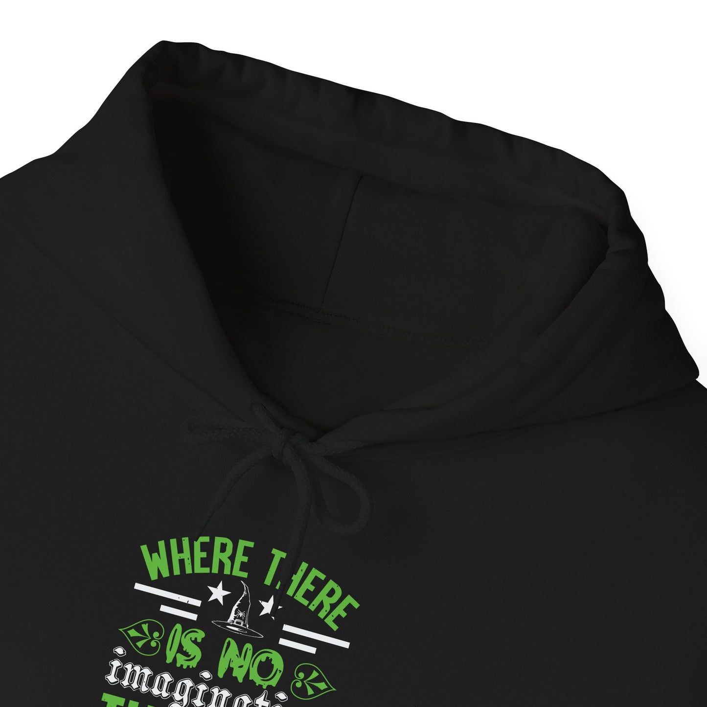 Where There Is No Imagination, There Is No Horror - Unisex Heavy Blend™ Hooded Sweatshirt - 13759