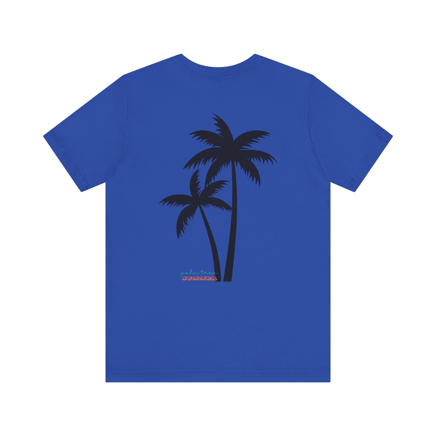 Summer, Palm Tree - Unisex Jersey Short Sleeve Tee