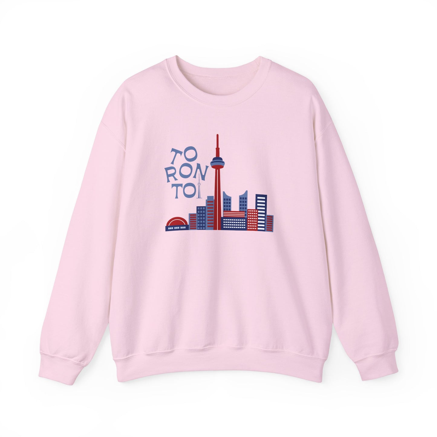 Toronto Skyline Unisex Crewneck Sweatshirt - Cozy Graphic Pullover - 12125