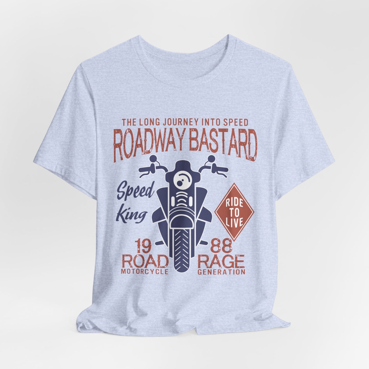 Roadway Bastard - Unisex Jersey Short Sleeve Tee