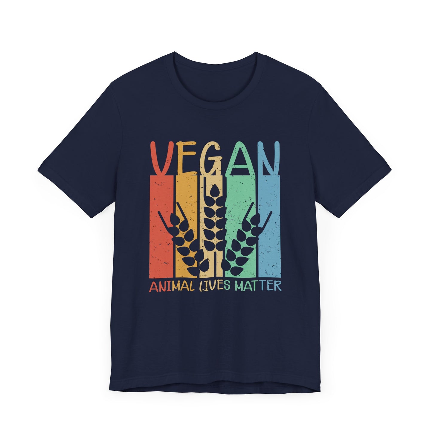 Vegan: Animal Lives Matter - Unisex Jersey Short Sleeve Tee - 12069