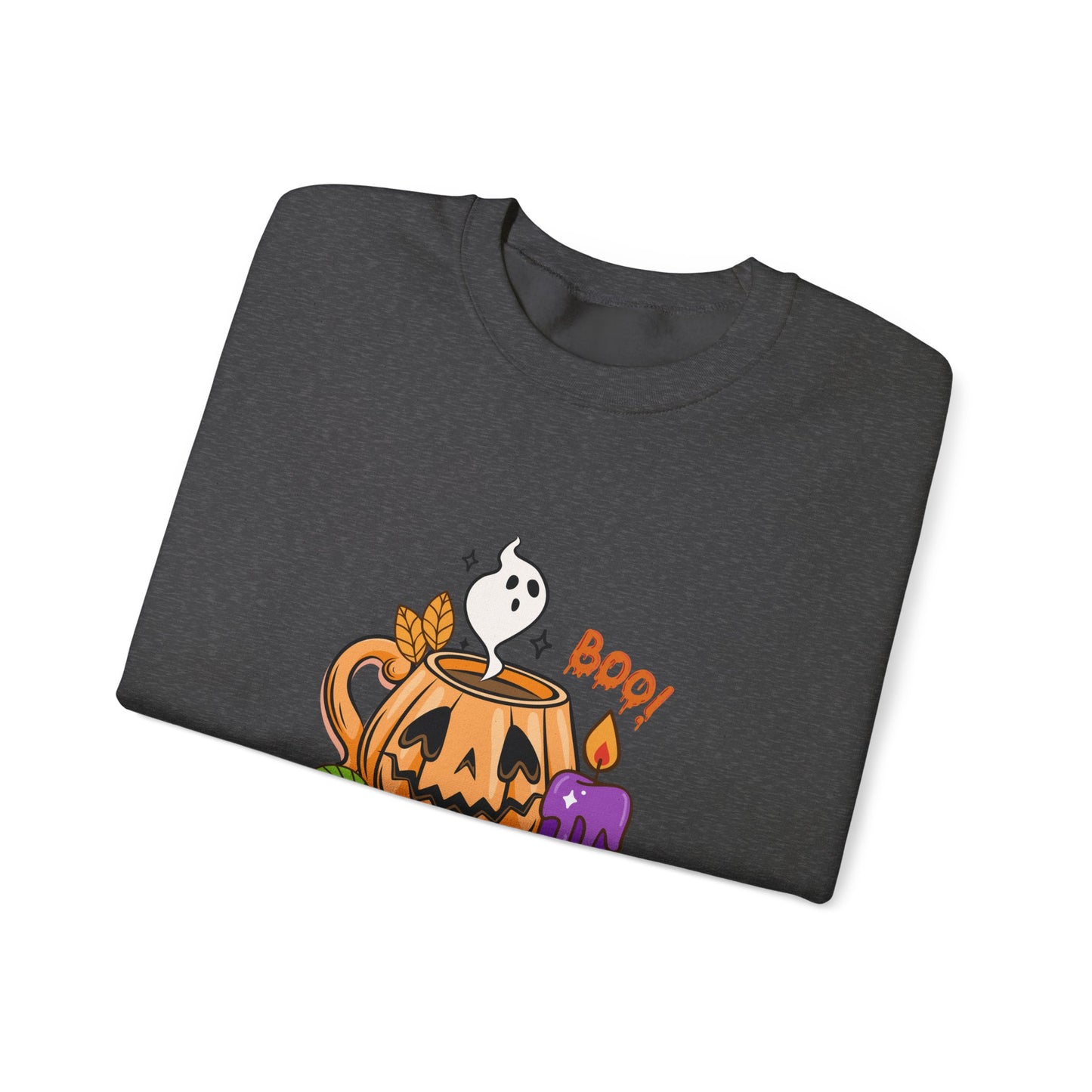 Boo Halloween - Unisex Heavy Blend™ Crewneck Sweatshirt