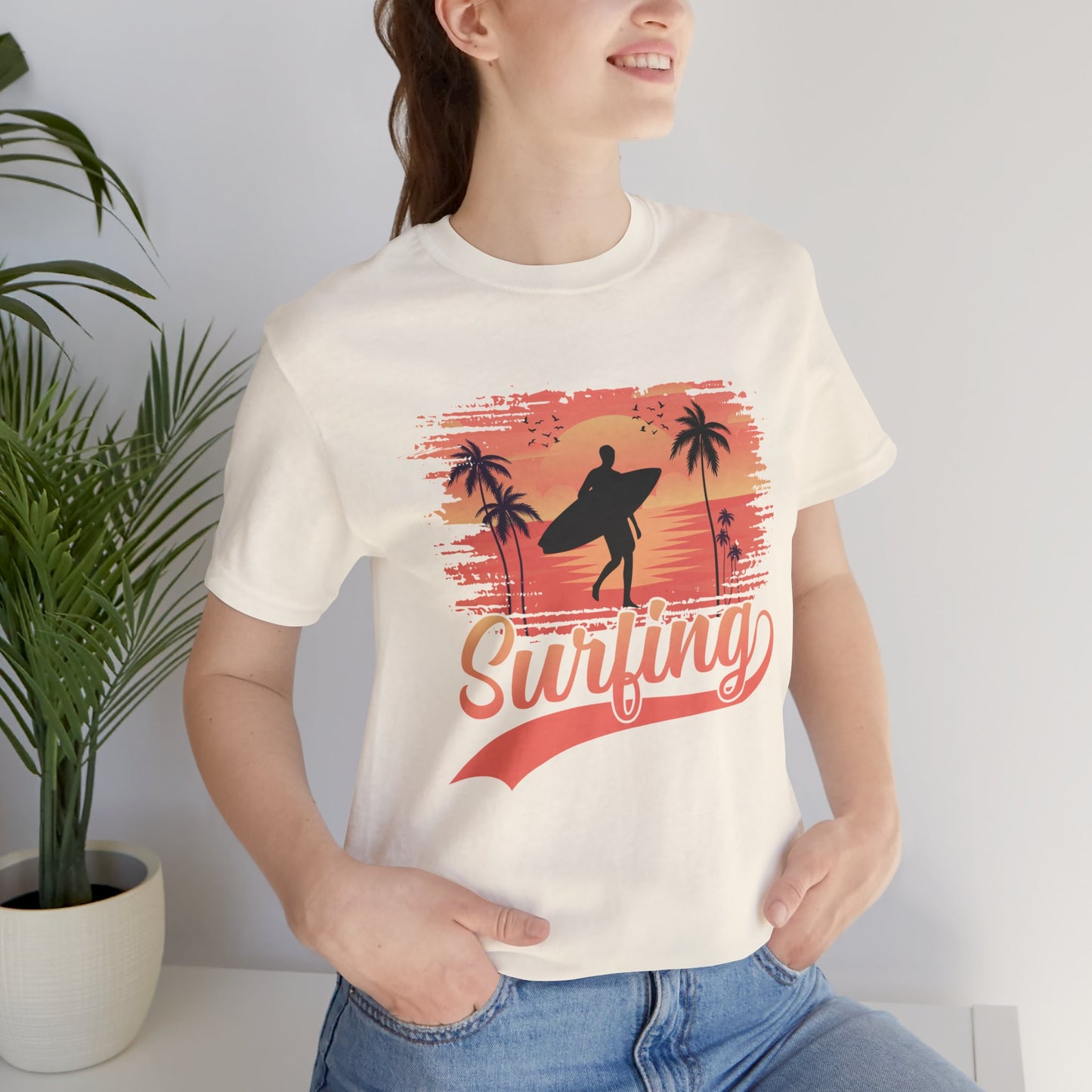 Surfing - Unisex Jersey Short Sleeve Tee