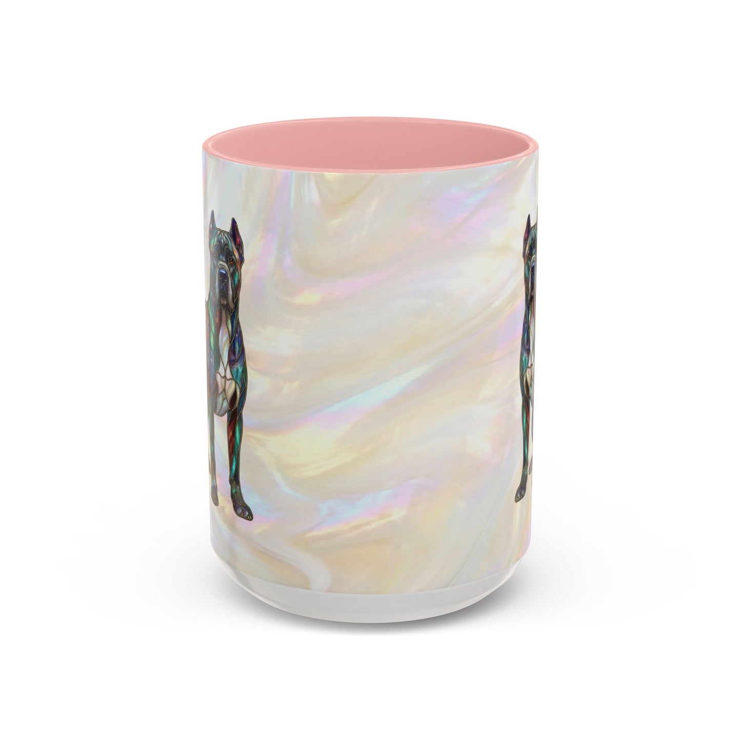 Cane Corso Accent Mug — Stained Glass Design (11/15 oz) - 14623