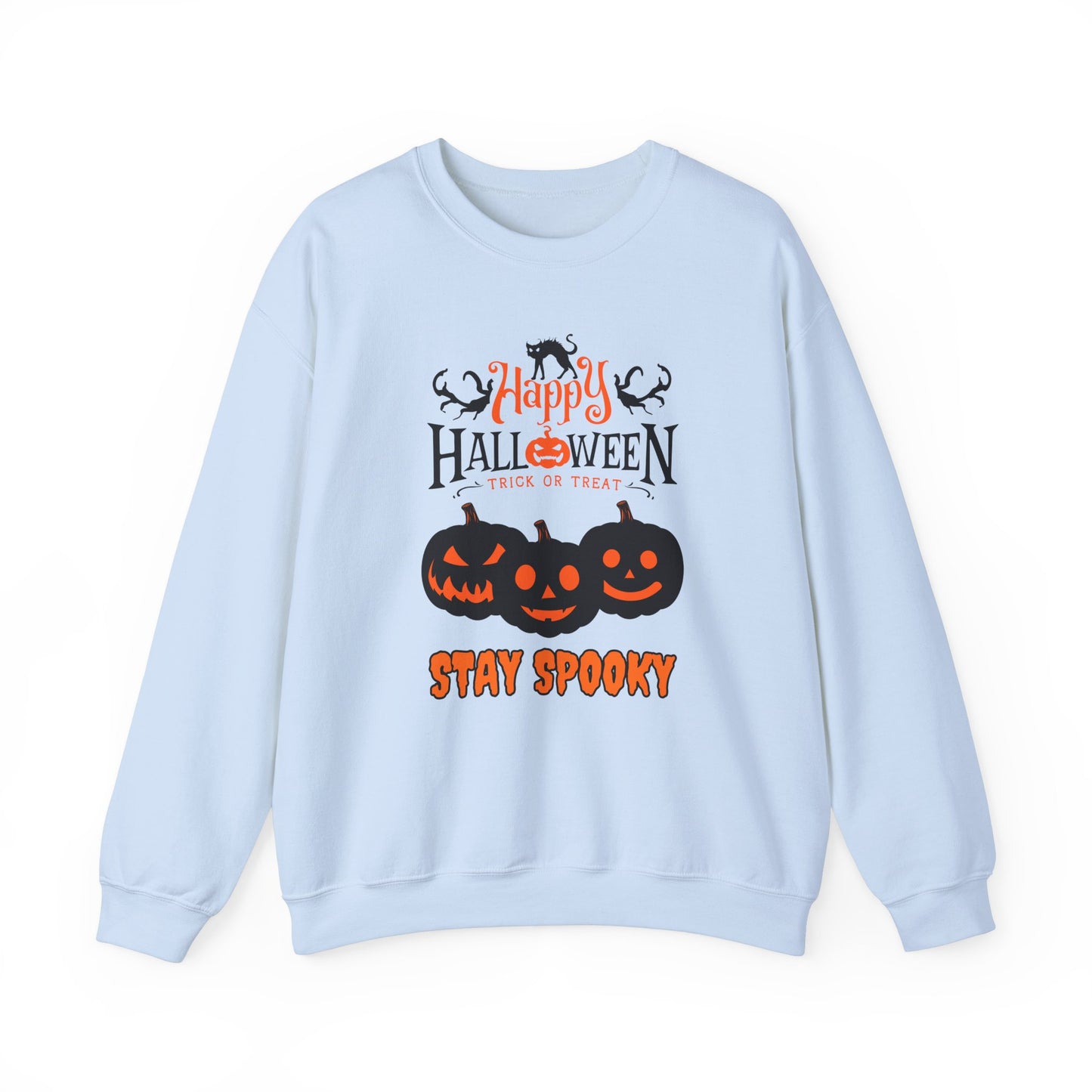 Happy Halloween, Stay Spooky - Unisex Heavy Blend™ Crewneck Sweatshirt