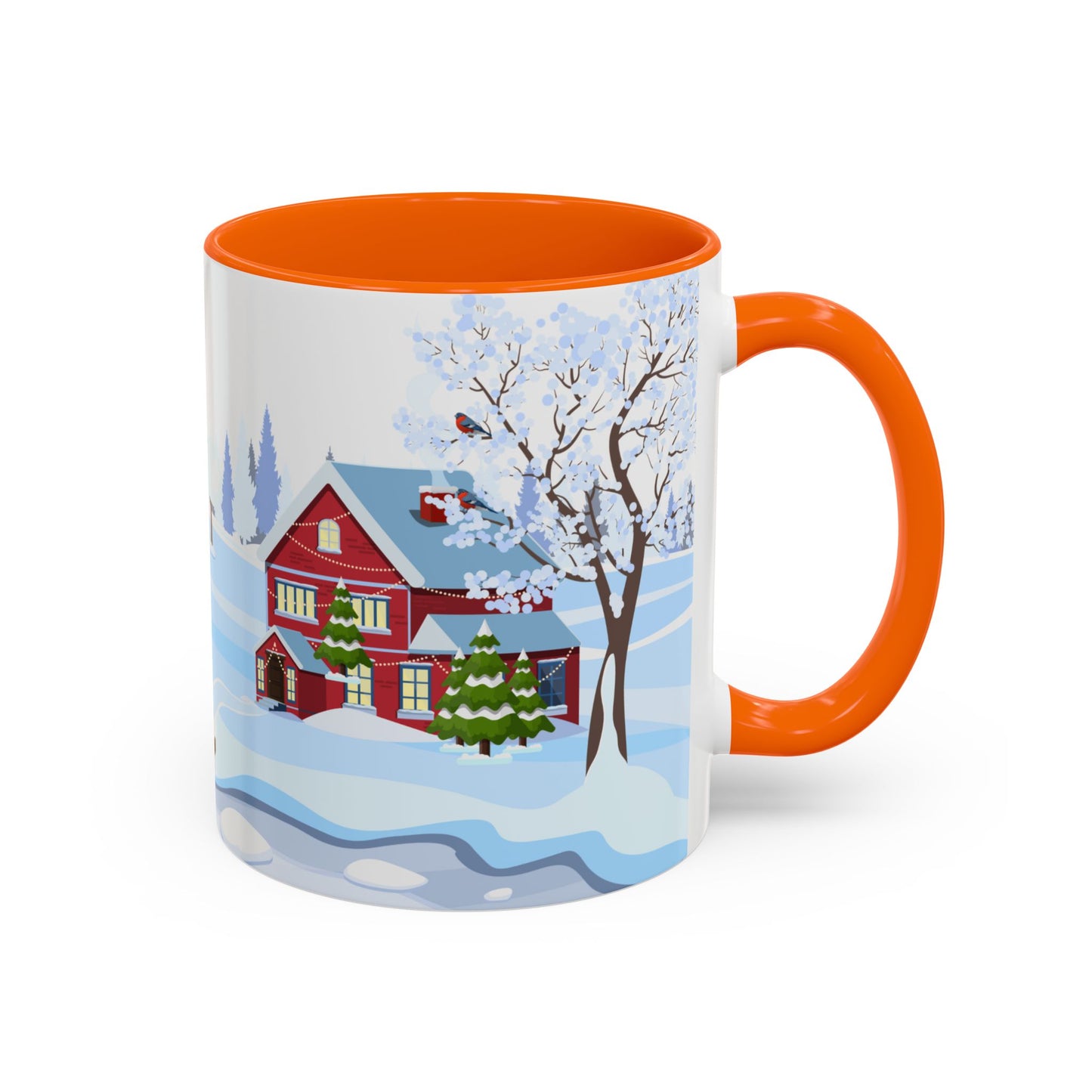 Winter Day Outside - Accent Coffee Mug (11, 15oz) - 10453