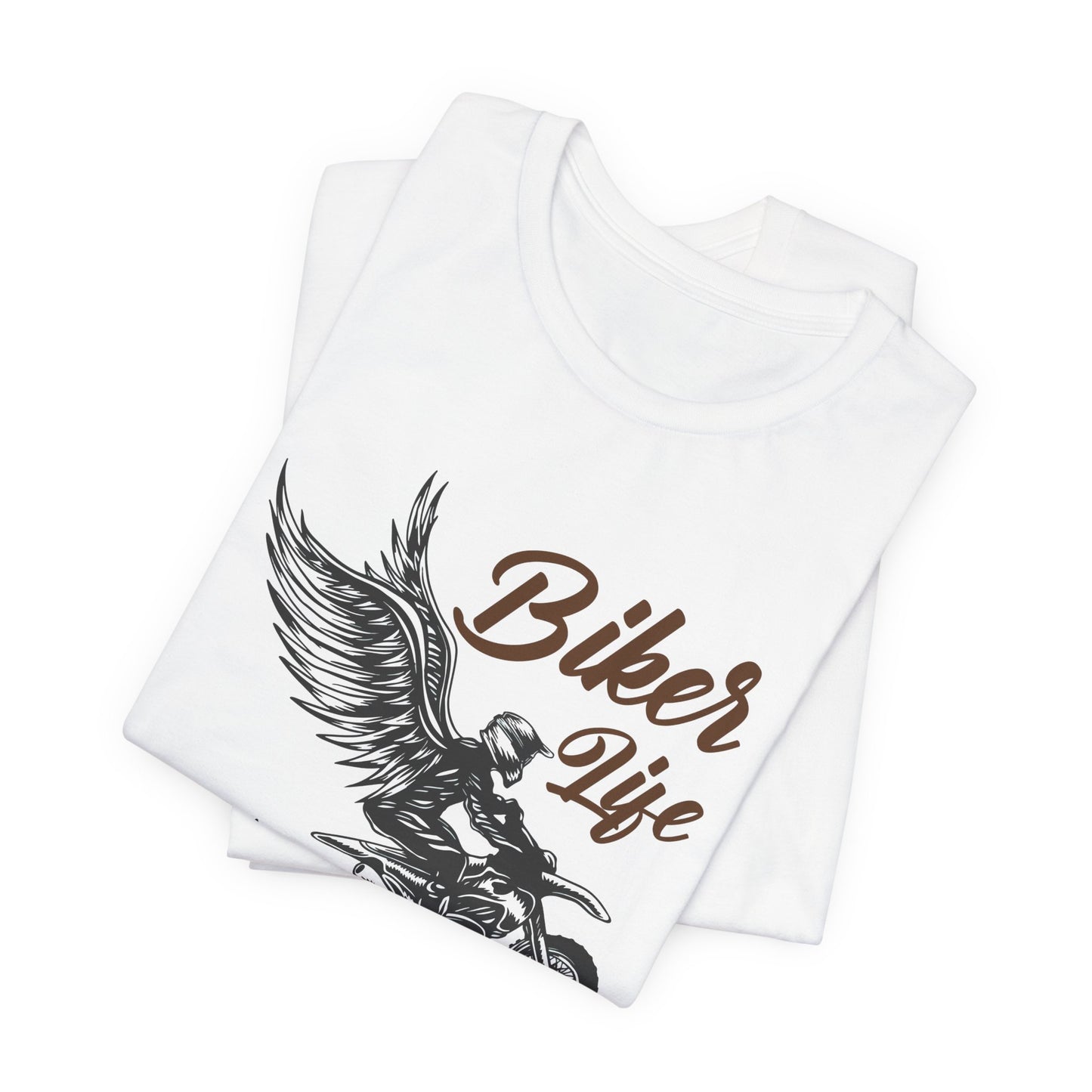 Biker Life, Life Behind Bars - Unisex Jersey Short Sleeve Tee