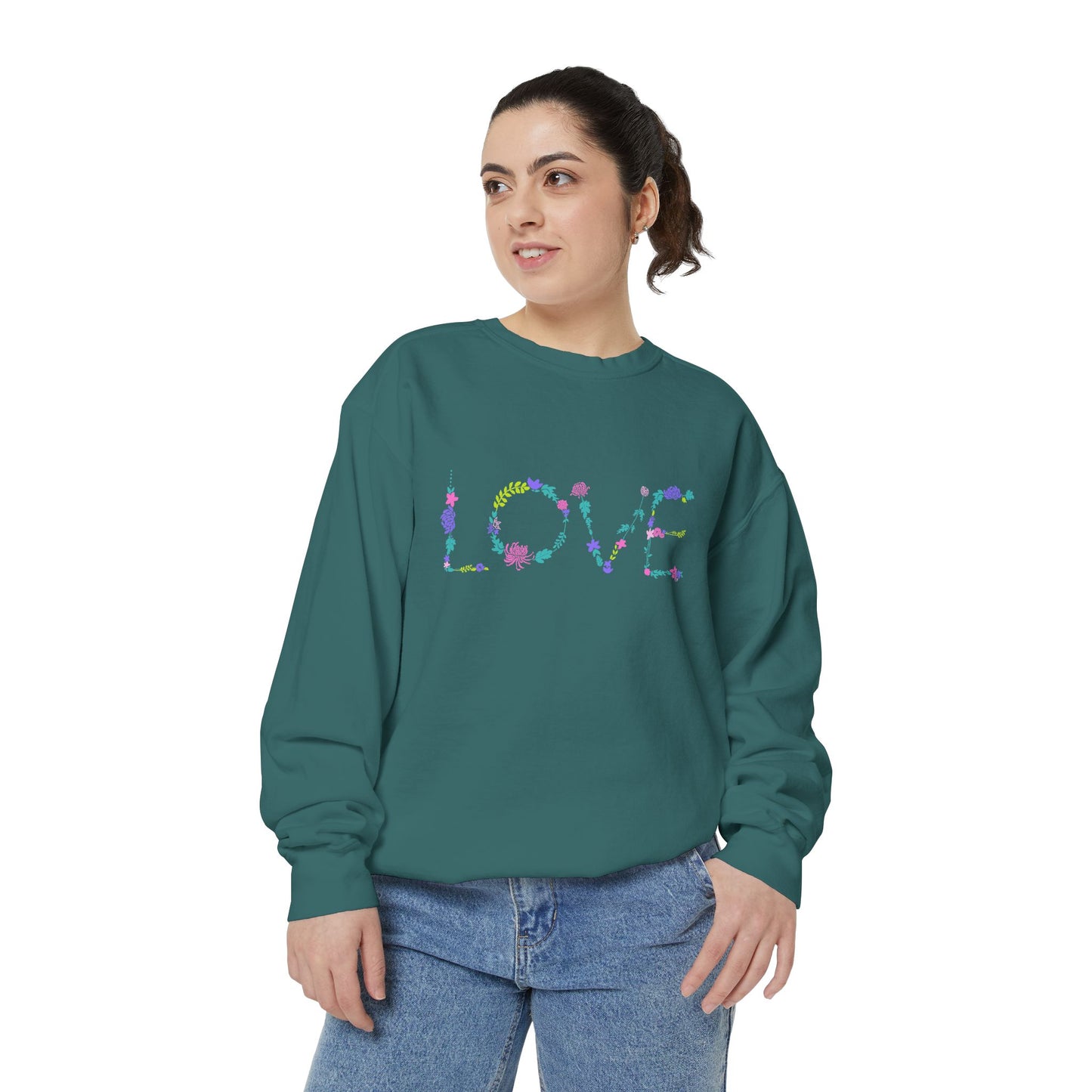 Love - Unisex Garment-Dyed Sweatshirt - 11806