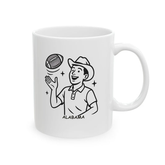 "Alabama: We put the ‘fun’ in ‘fundamentals’." Ceramic Mug - 11oz & 15oz - 12783