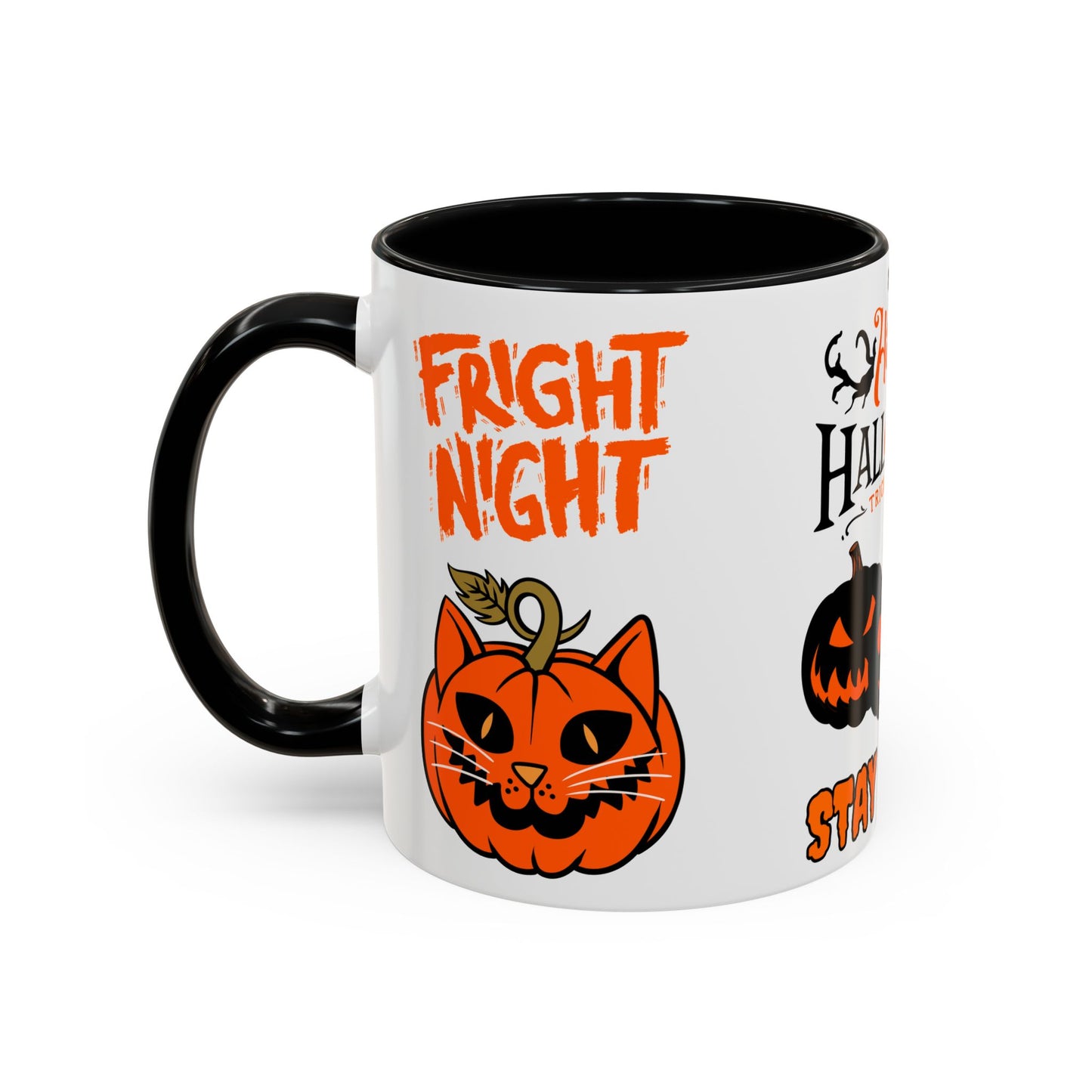 Happy Halloween, Stay Spooky - Accent Coffee Mug (11, 15oz)