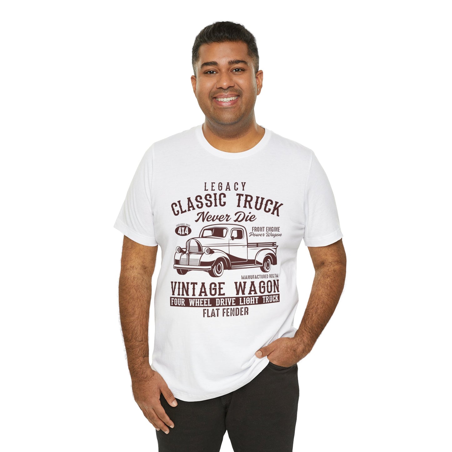 Legacy Classic Truck Never Die - Unisex Jersey Short Sleeve Tee - 12898