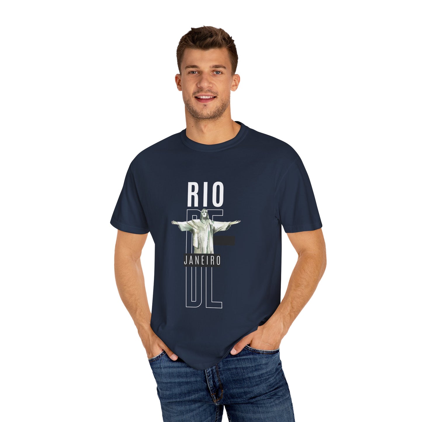 Rio de Janeiro Unisex Garment-Dyed T-Shirt - 12049