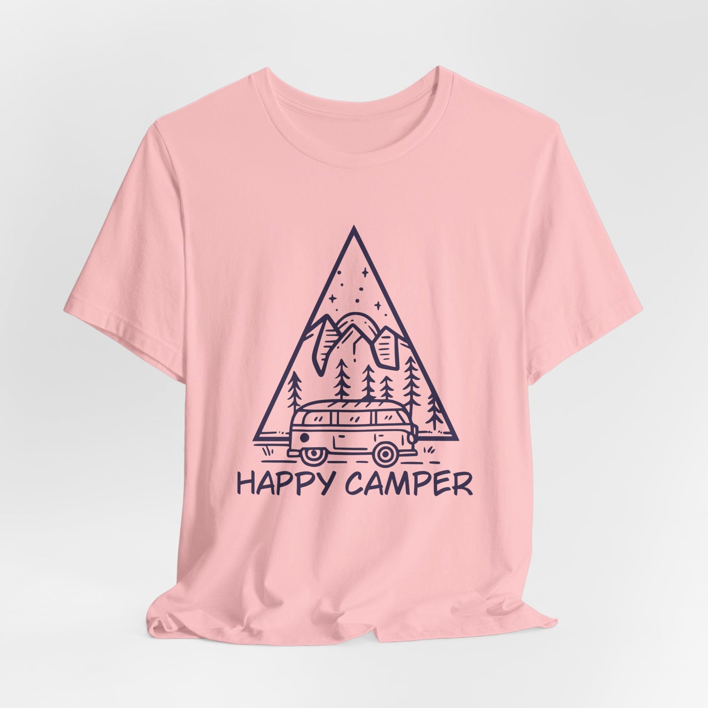 Happy Camper - Unisex Jersey Short Sleeve Tee - 12604