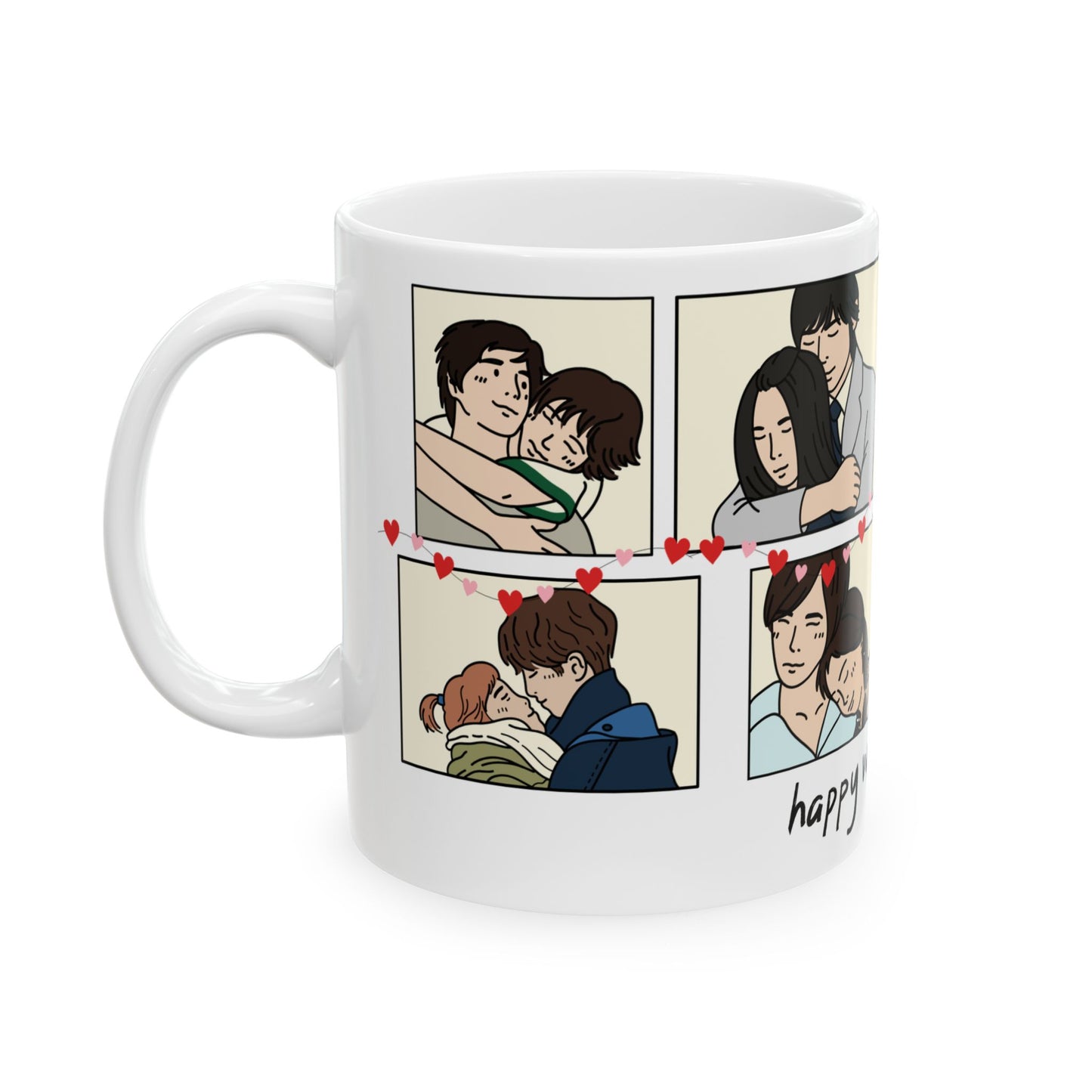 Happy Valentine's Day - Ceramic Mug, (11oz, 15oz) - 11575