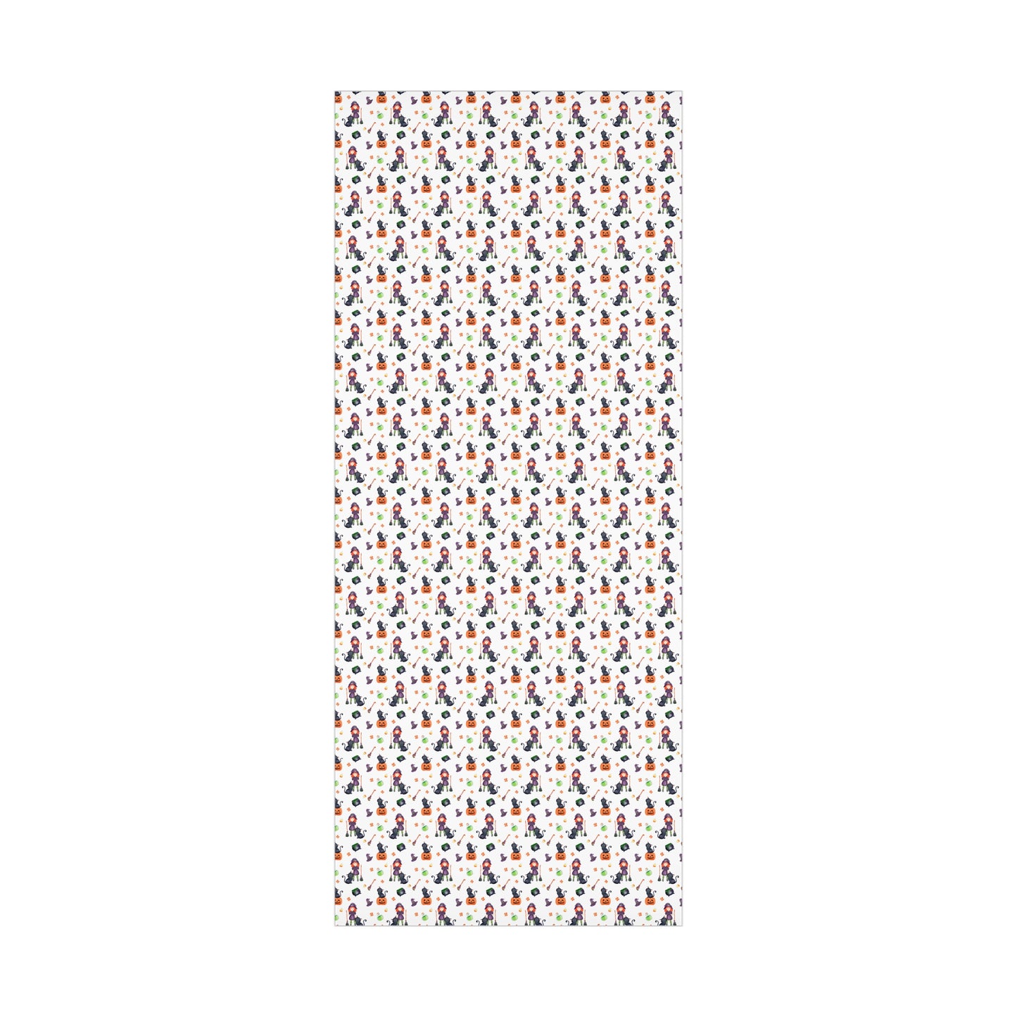 Halloween Girl with a Black Cat - Gift Wrap Papers - 13987