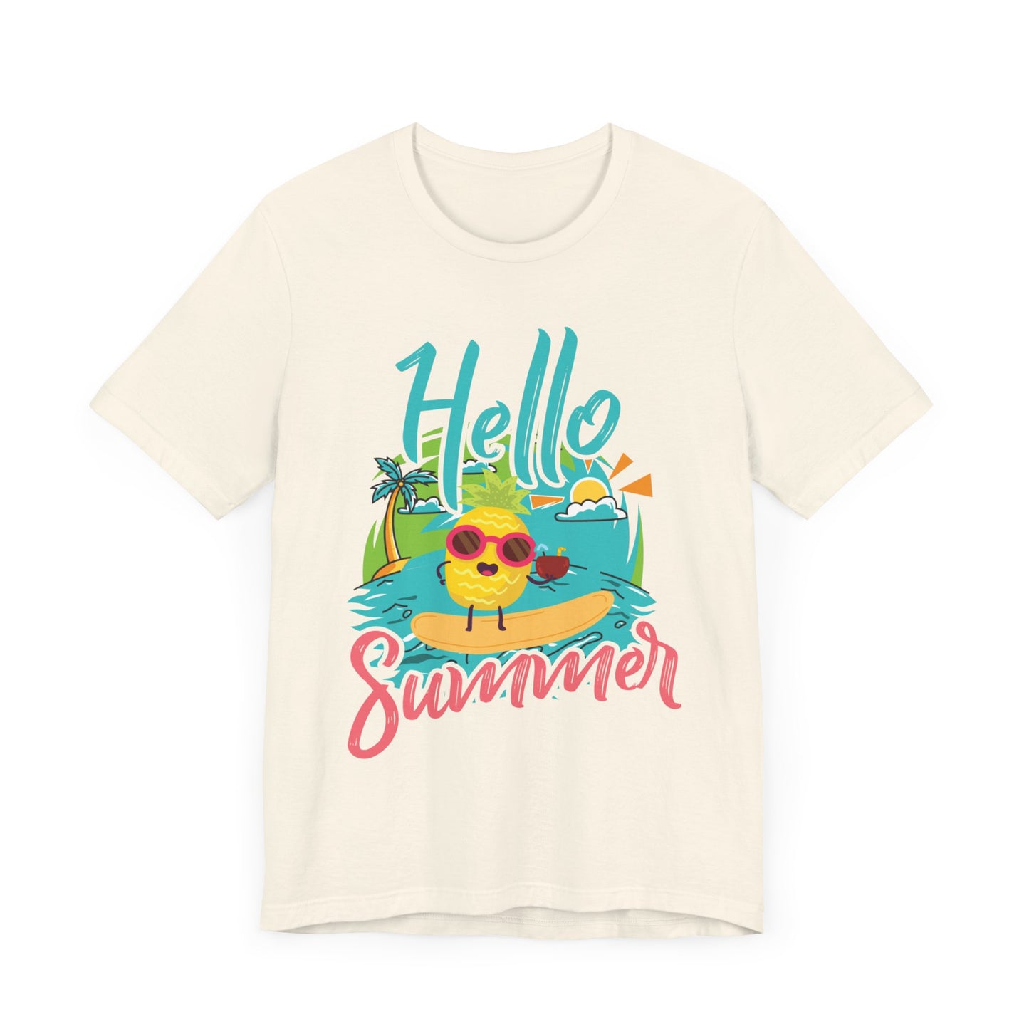 Hello Summer - Unisex Jersey Short Sleeve Tee - 13088