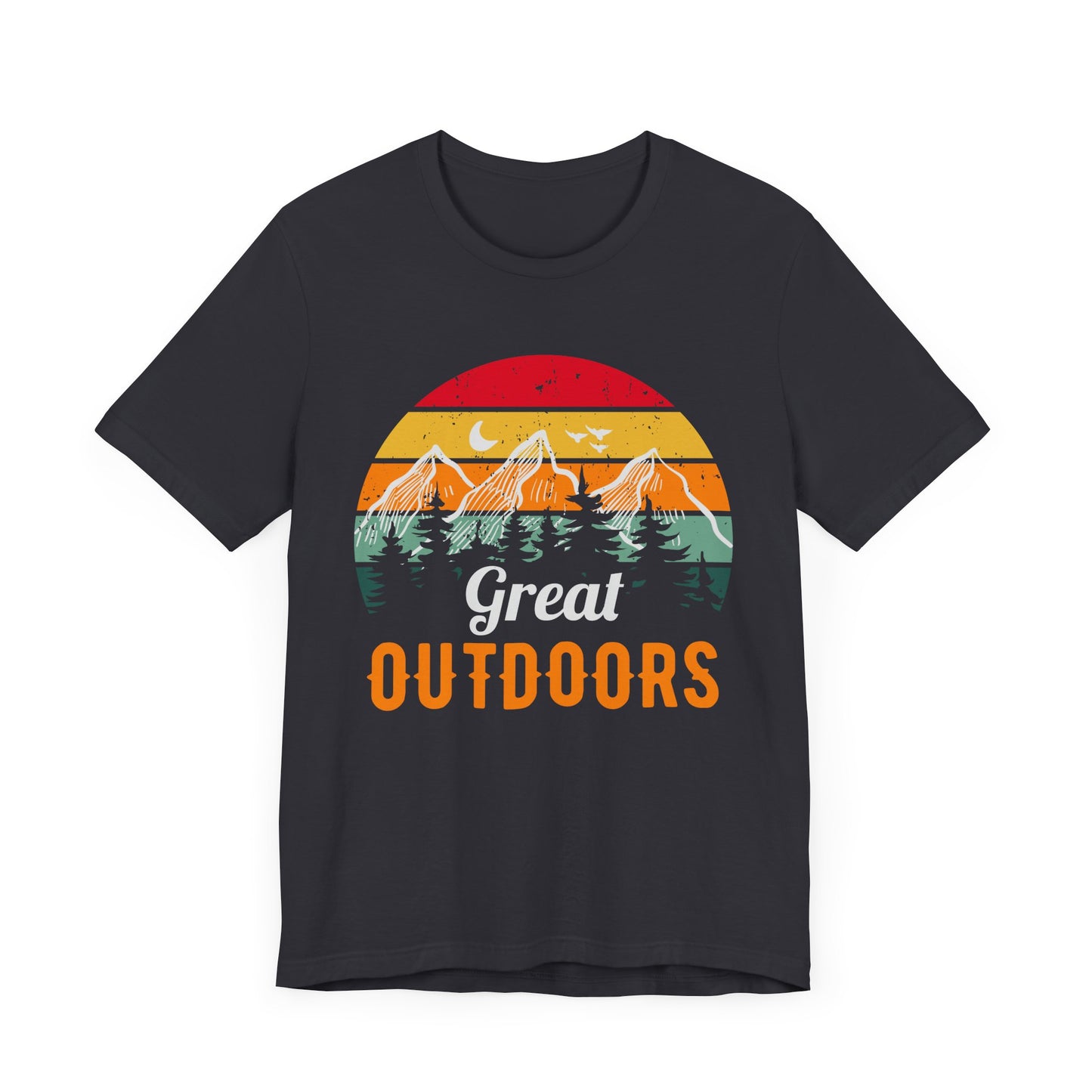 Camping: Great Outdoors - Unisex Jersey Short Sleeve Tee - 12639