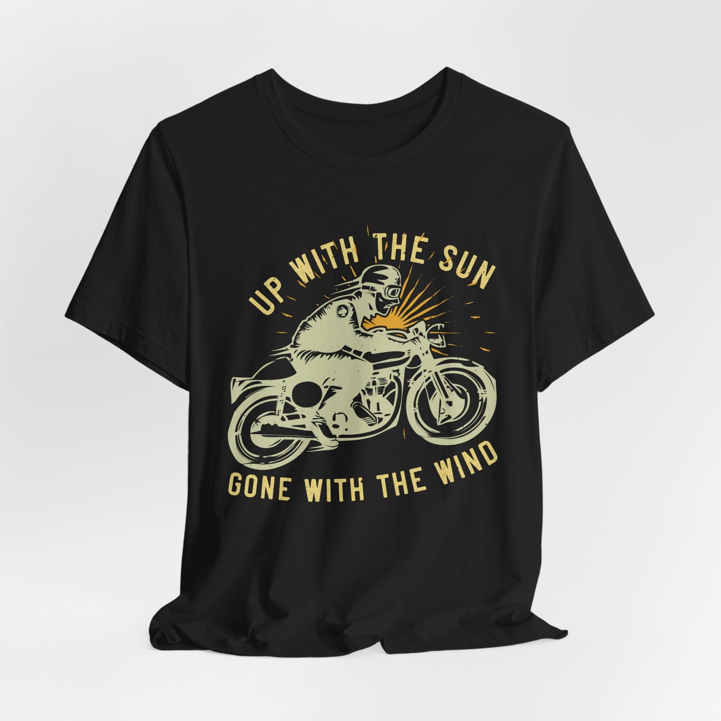Up with the Sun, Gone with the Wind - Unisex Jersey Short Sleeve Tee - 13958