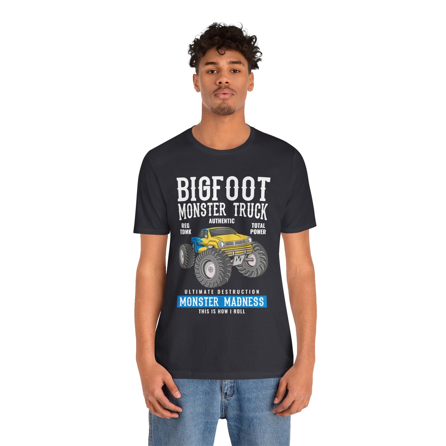 Bigfoot Monster Truck - Unisex Jersey Short Sleeve Tee - 12955