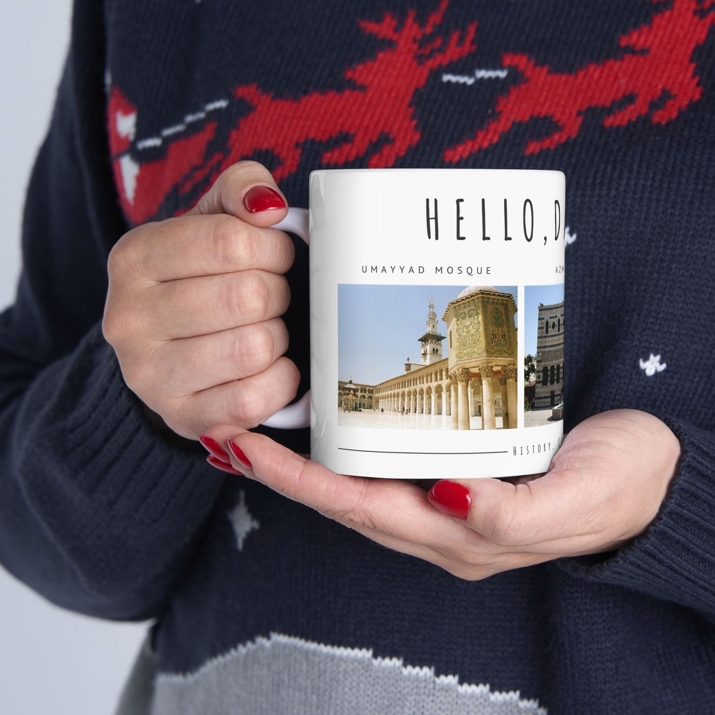 Hello Damascus! Ceramic Mug - 11oz & 15oz - 12239