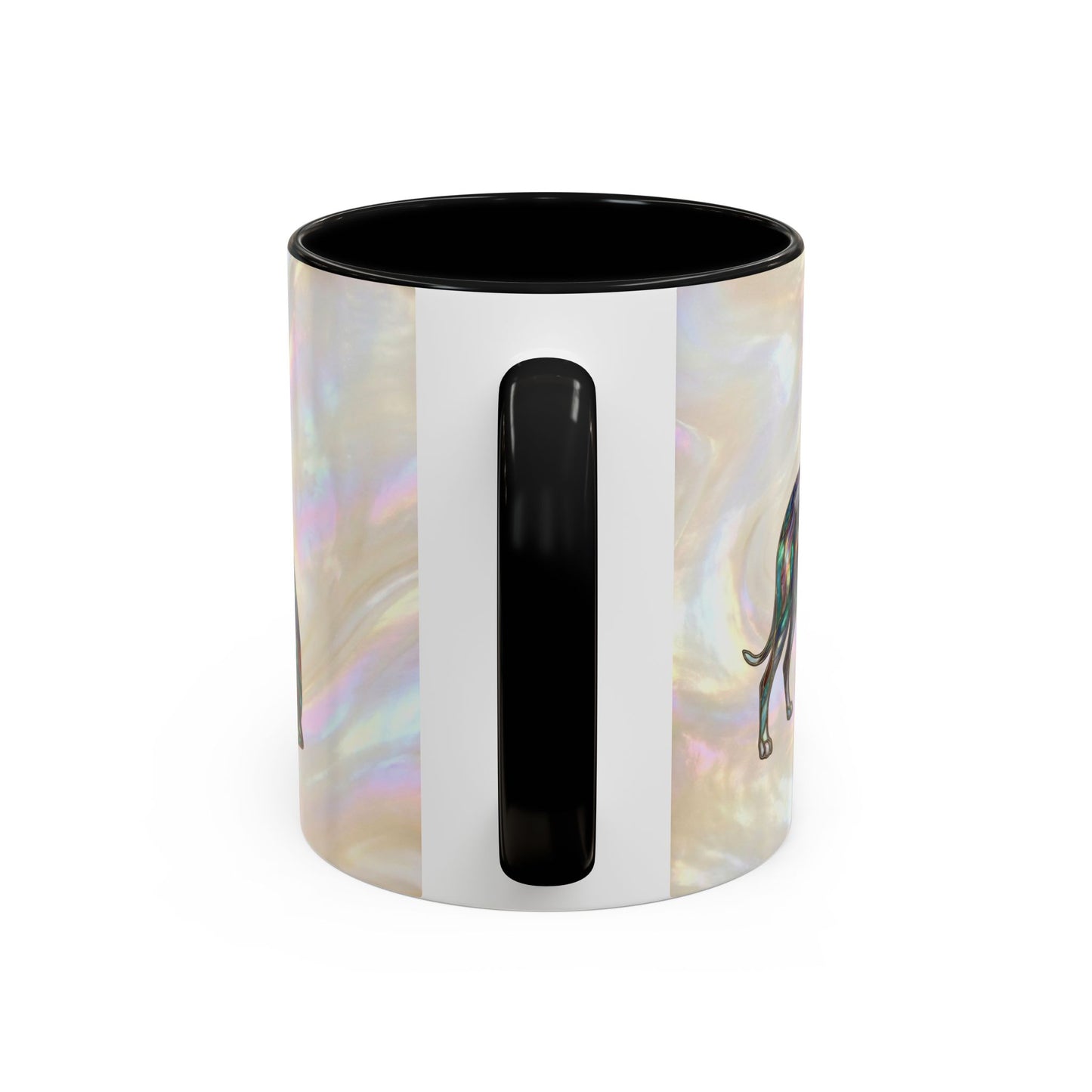 Whippet Accent Coffee Mug – Stained Glass Design 11/15oz - 14652