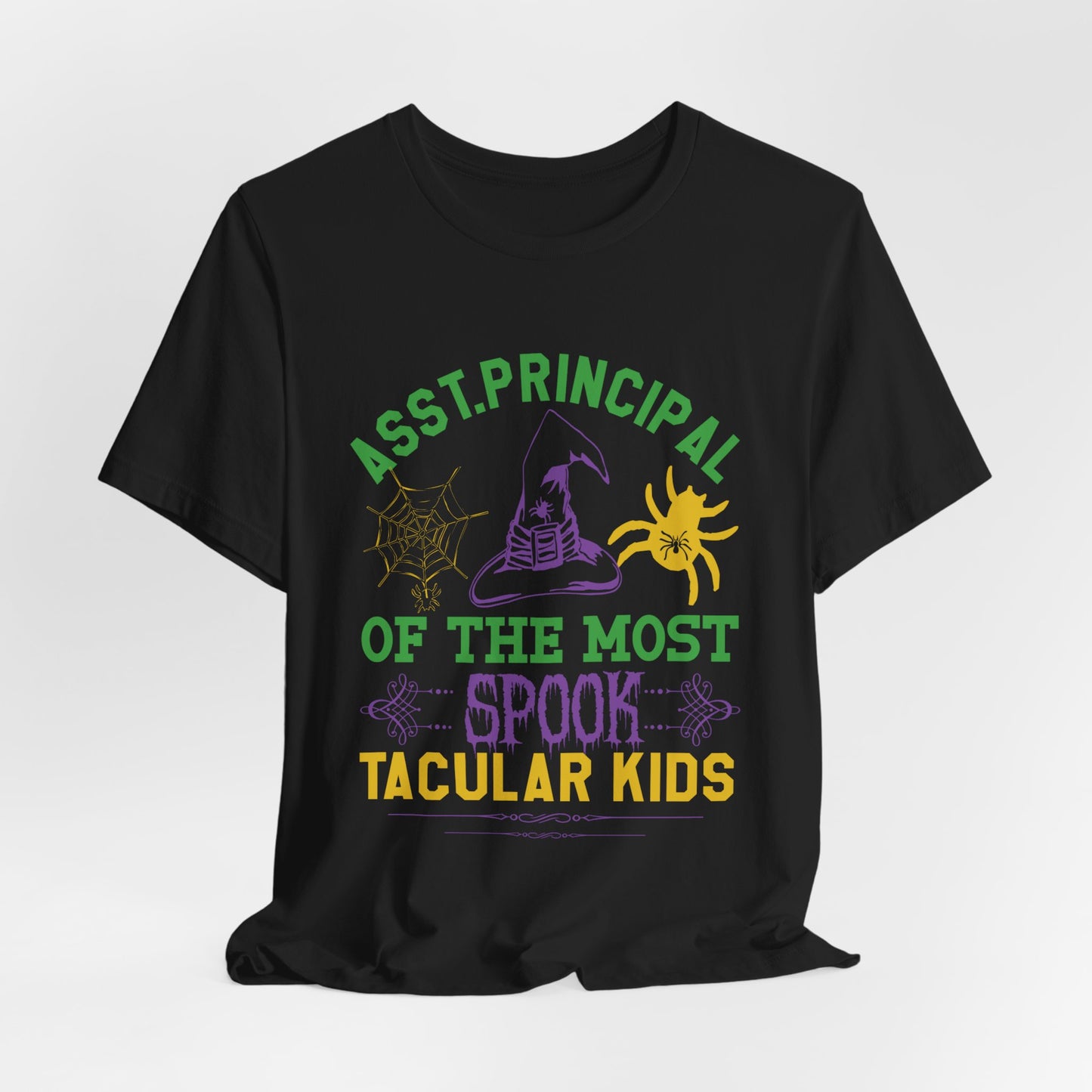 Asst. Principal of the Most Spook-Tacular Kids - Unisex Jersey Short Sleeve Tee