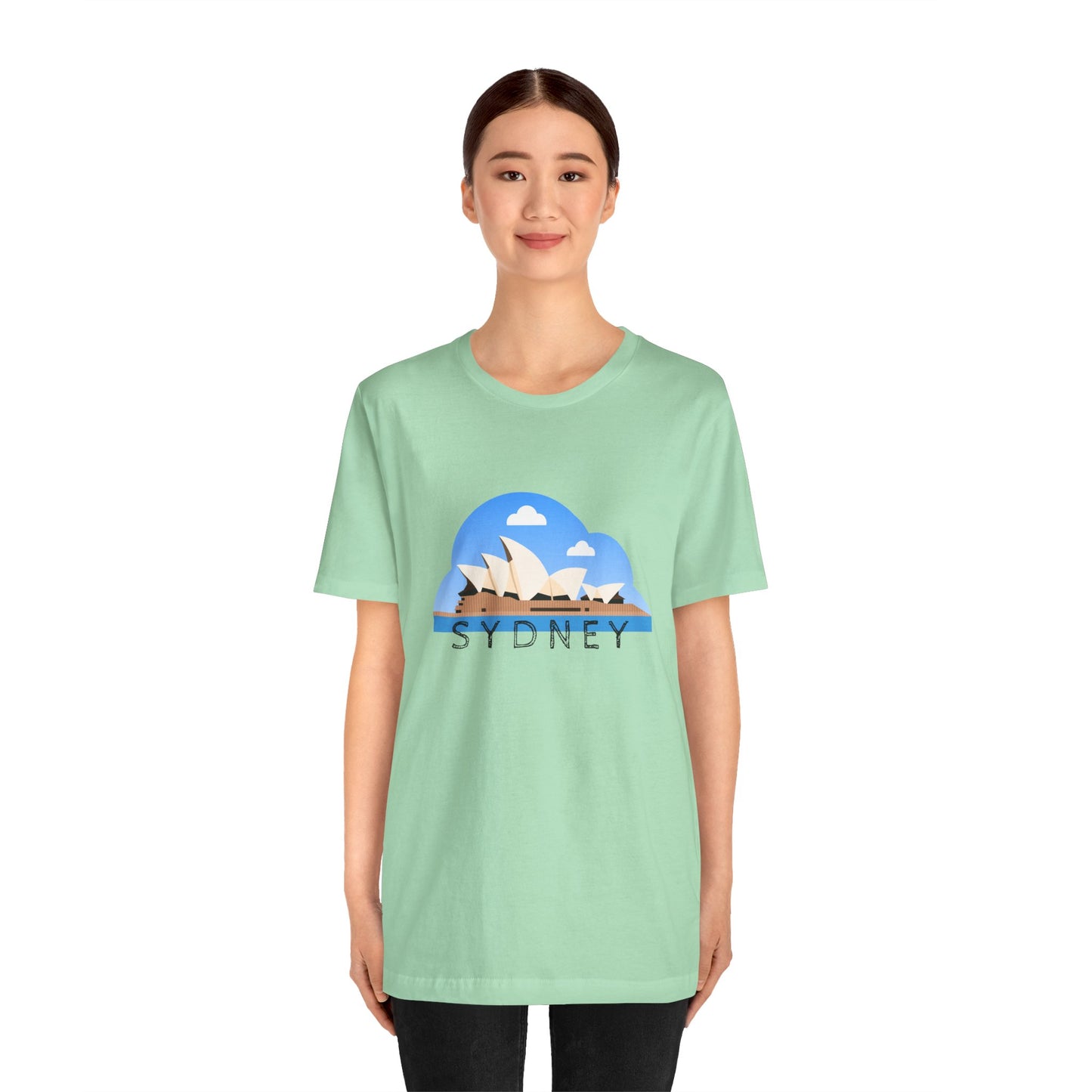 Sydney Graphic Unisex Jersey Tee - Coastal Vibes T-Shirt - 12044