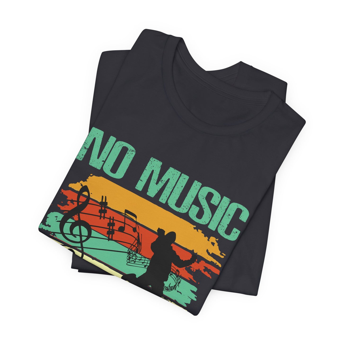 No Music No Life - Unisex Jersey Short Sleeve Tee