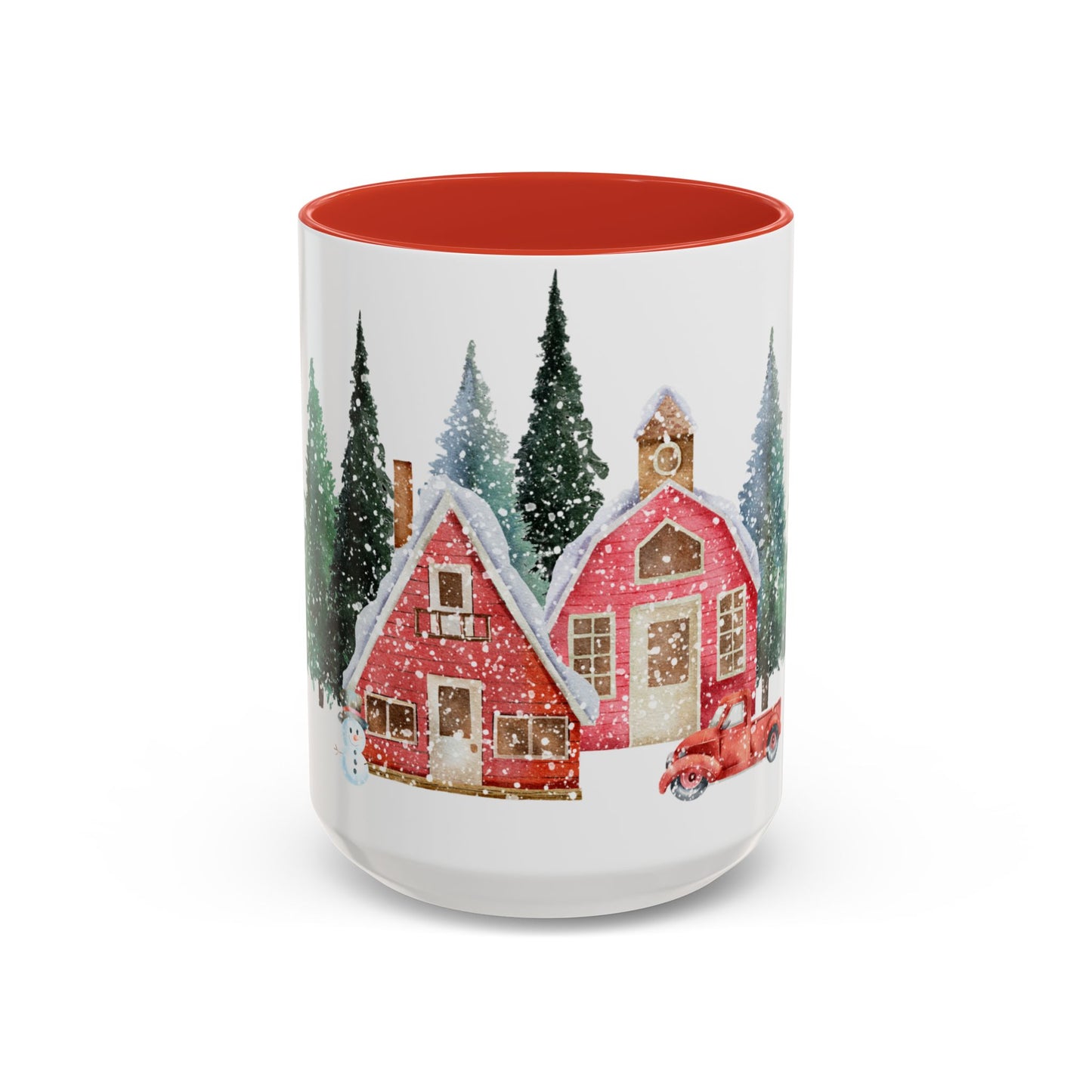 Winter House - Accent Coffee Mug (11, 15oz) - 10072