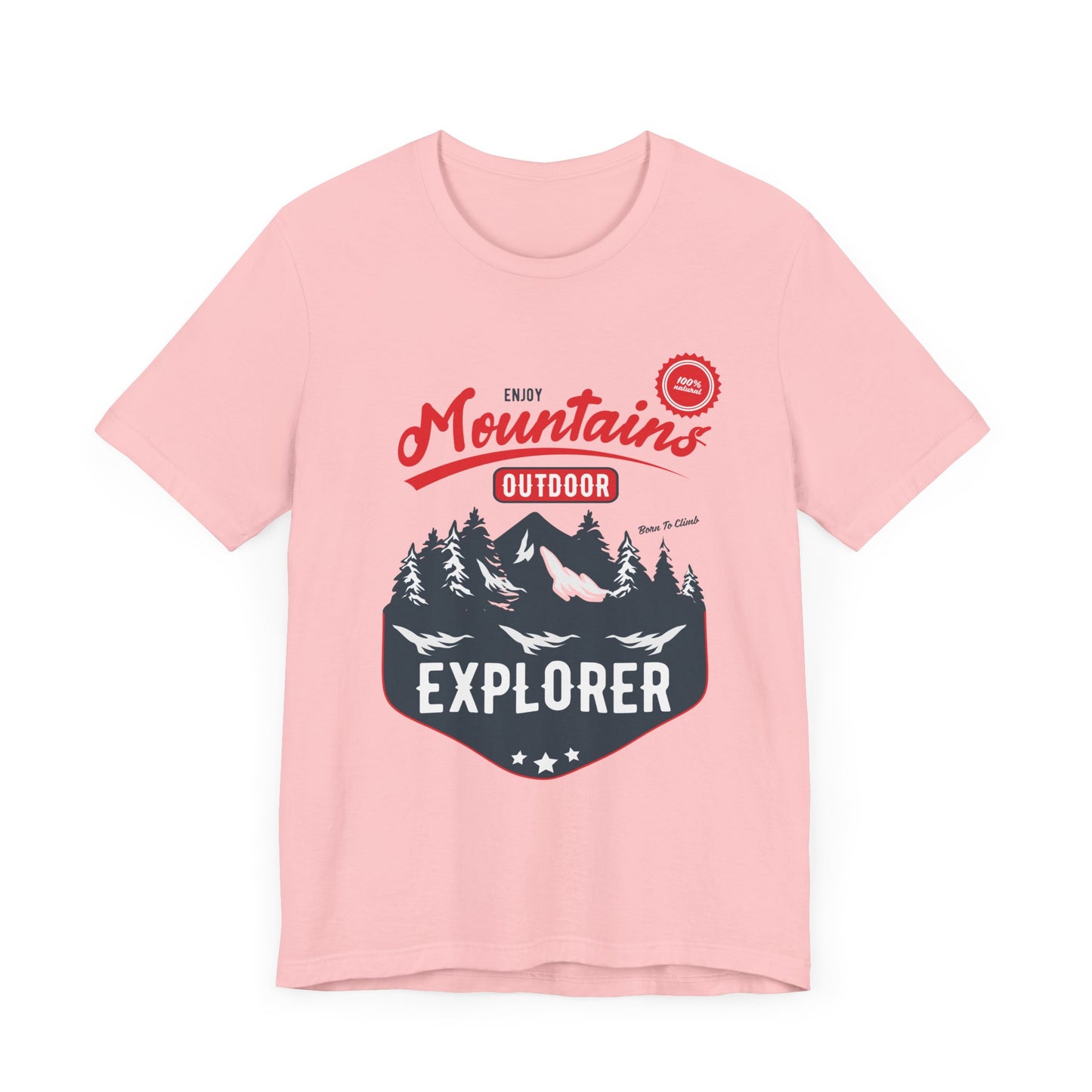 Enjoy Mountains, Outdoor Explorer - Unisex Jersey Short Sleeve Tee - 12592