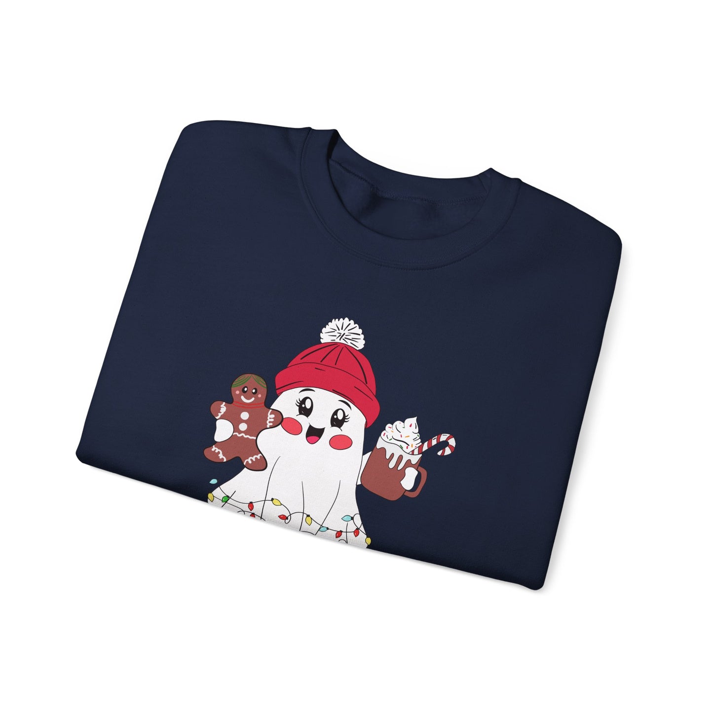 Christmas Ghost - Unisex Heavy Blend™ Crewneck Sweatshirt - 10394