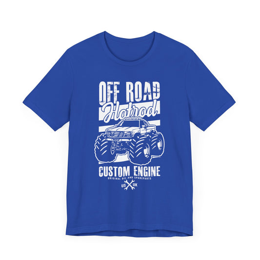 Off Road Hotrod, Custom Engine - Unisex Jersey Short Sleeve Tee