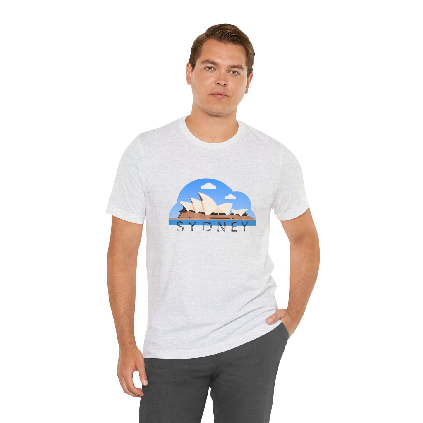 Sydney Graphic Unisex Jersey Tee - Coastal Vibes T-Shirt - 12044