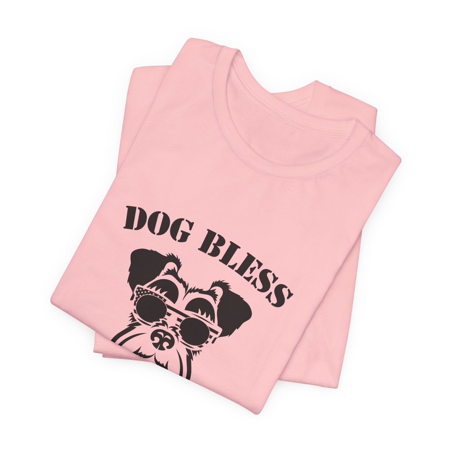 Dog Bless America! - Unisex Jersey Short Sleeve Tee