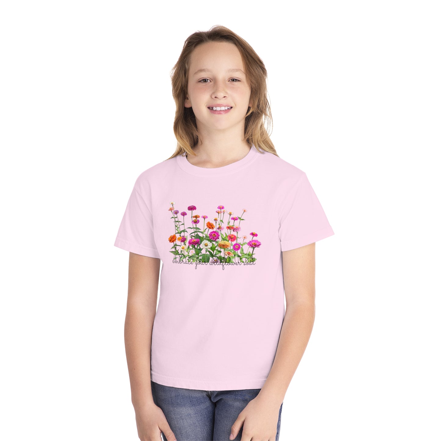 Youth Midweight Tee for Girls