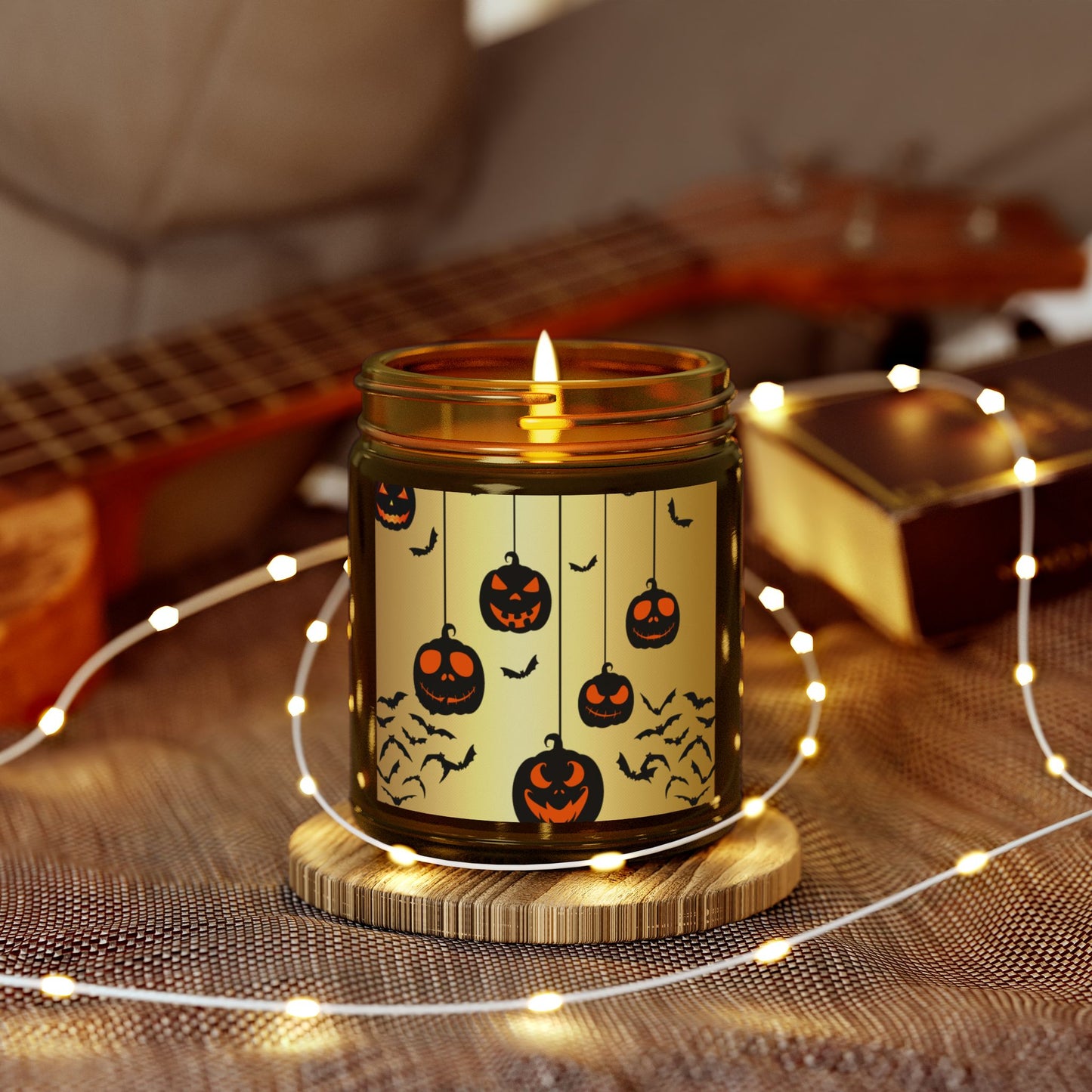 Pumpkin Party - Scented Coconut Apricot Candles (4oz, 9oz) - 14101