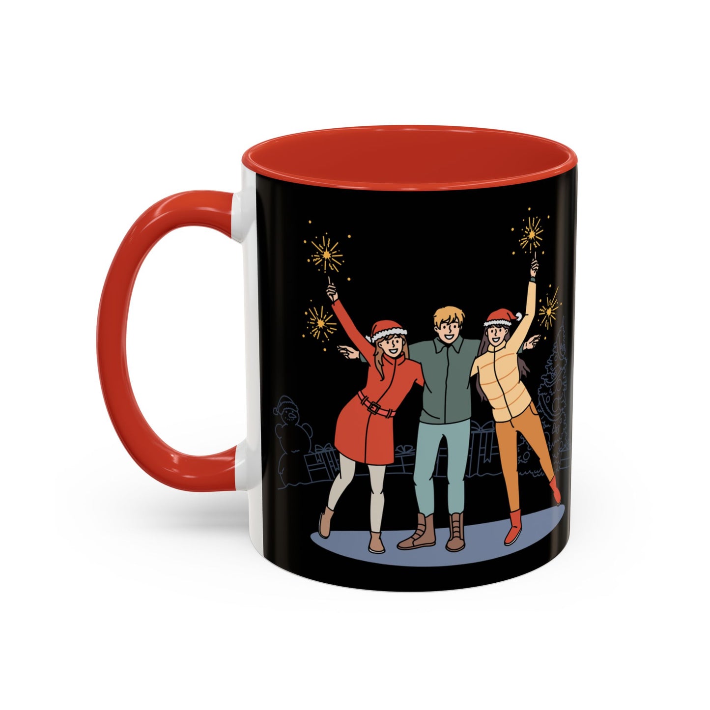 Happy New Year - Accent Coffee Mug (11, 15oz) - 10891