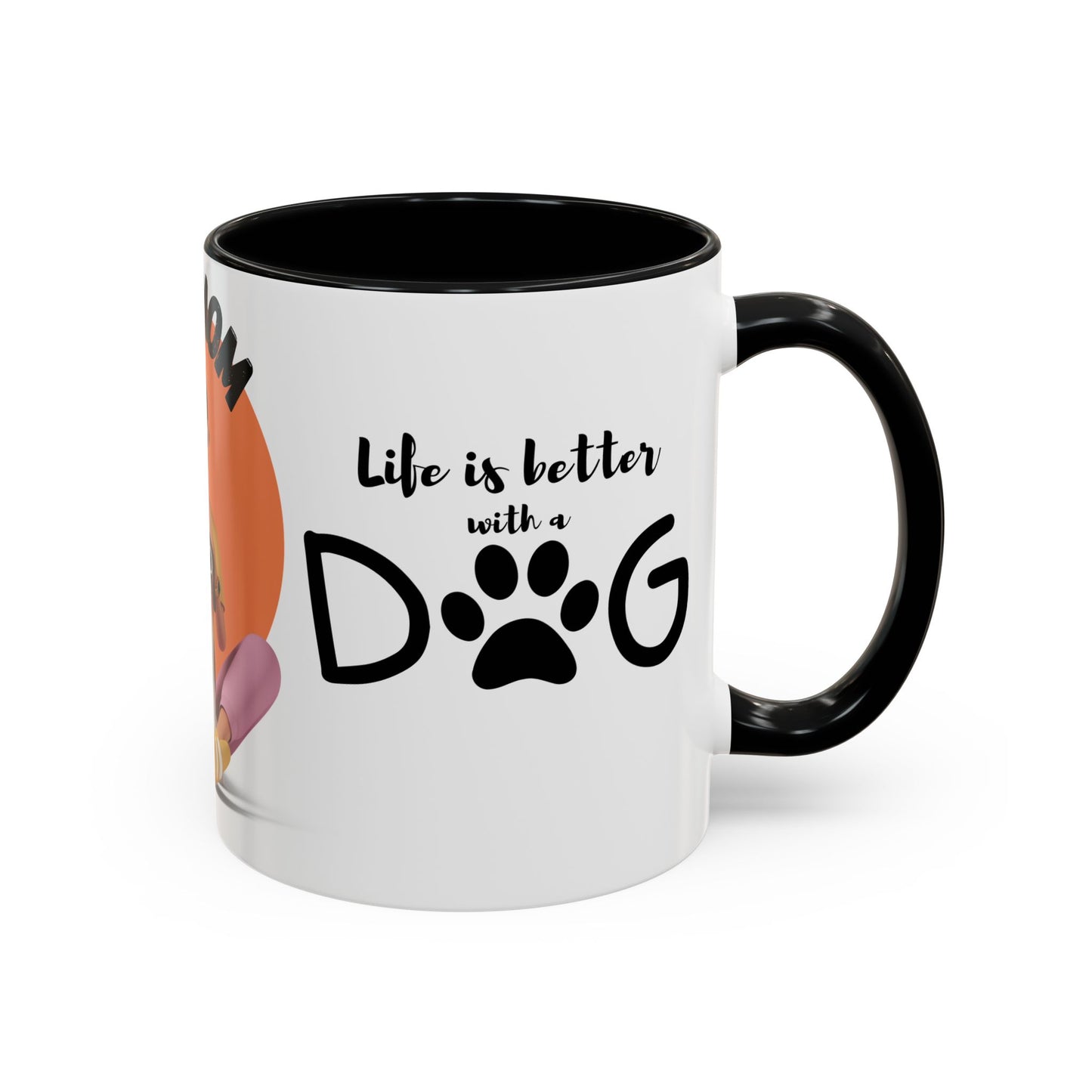 Fur Mom - Accent Coffee Mug (11, 15oz)