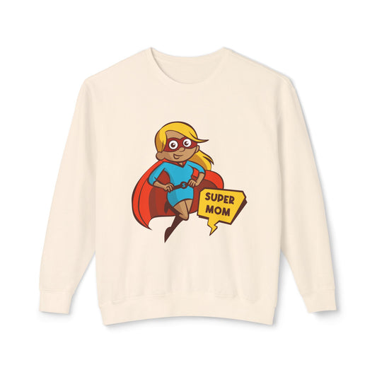 Super Mom - Unisex Lightweight Crewneck Sweatshirt - 11663