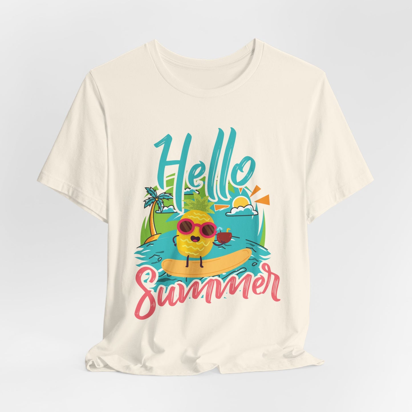 Hello Summer - Unisex Jersey Short Sleeve Tee - 13088